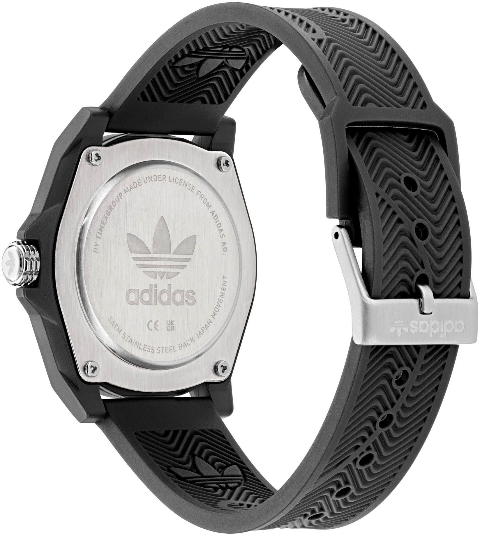 adidas Originals Kwartshorloge PROJECT FOUR Polshorloge, herenhorloge, dameshorloge, harsband, waterafstotend tot 5 bar