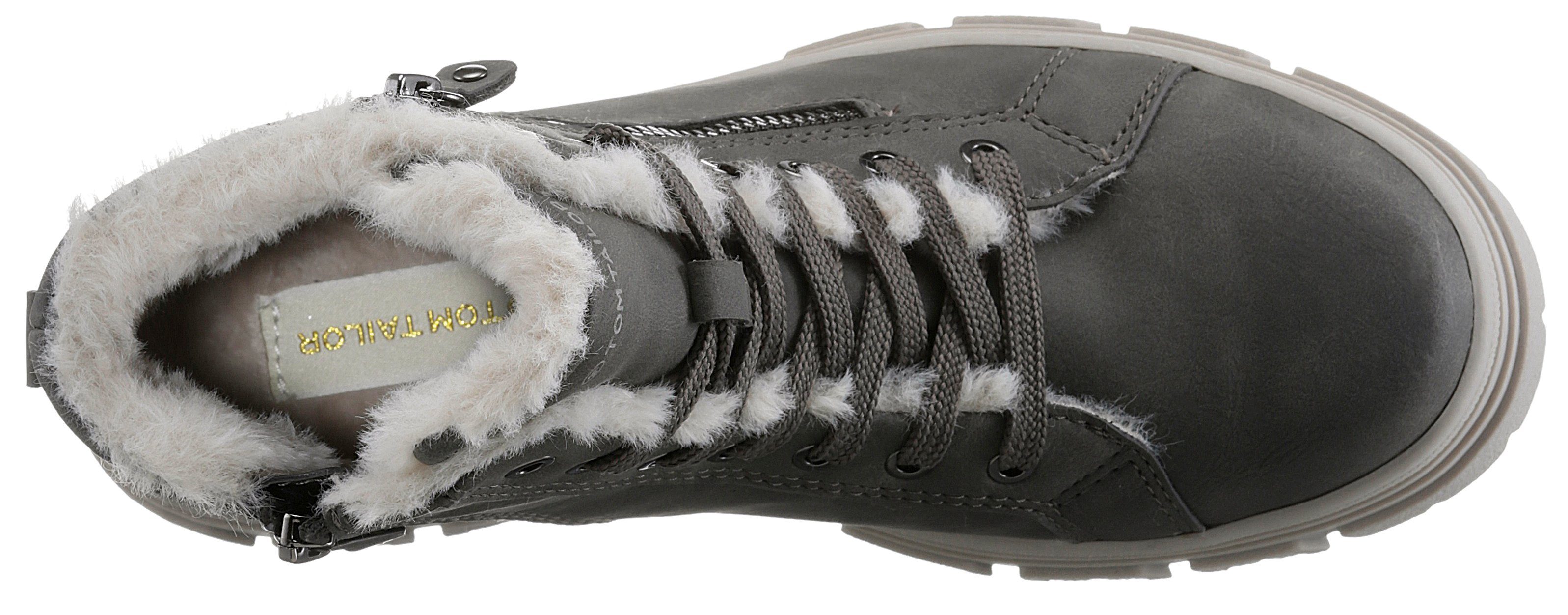 Tom Tailor Winterlaarzen Plateaulaarzen, winterlaarzen met sierrits