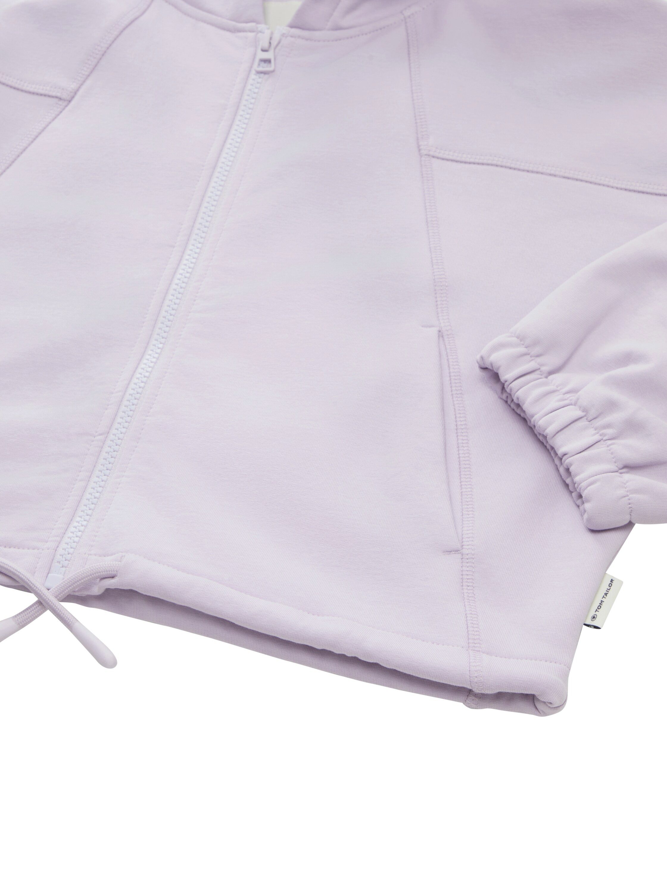 Tom Tailor Sweatvest met capuchon en stretch