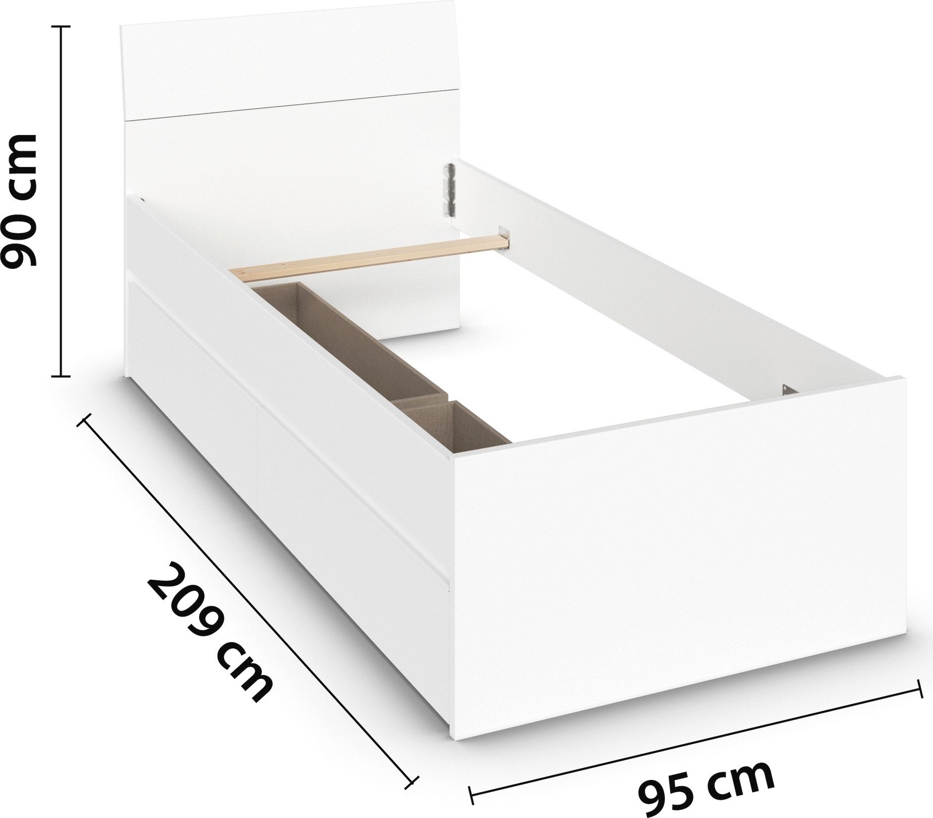 rauch Tienerkamerset Compleet kamer slaapkamer set (4-delig) tienerkamer set JOEL (set, 4-delig)