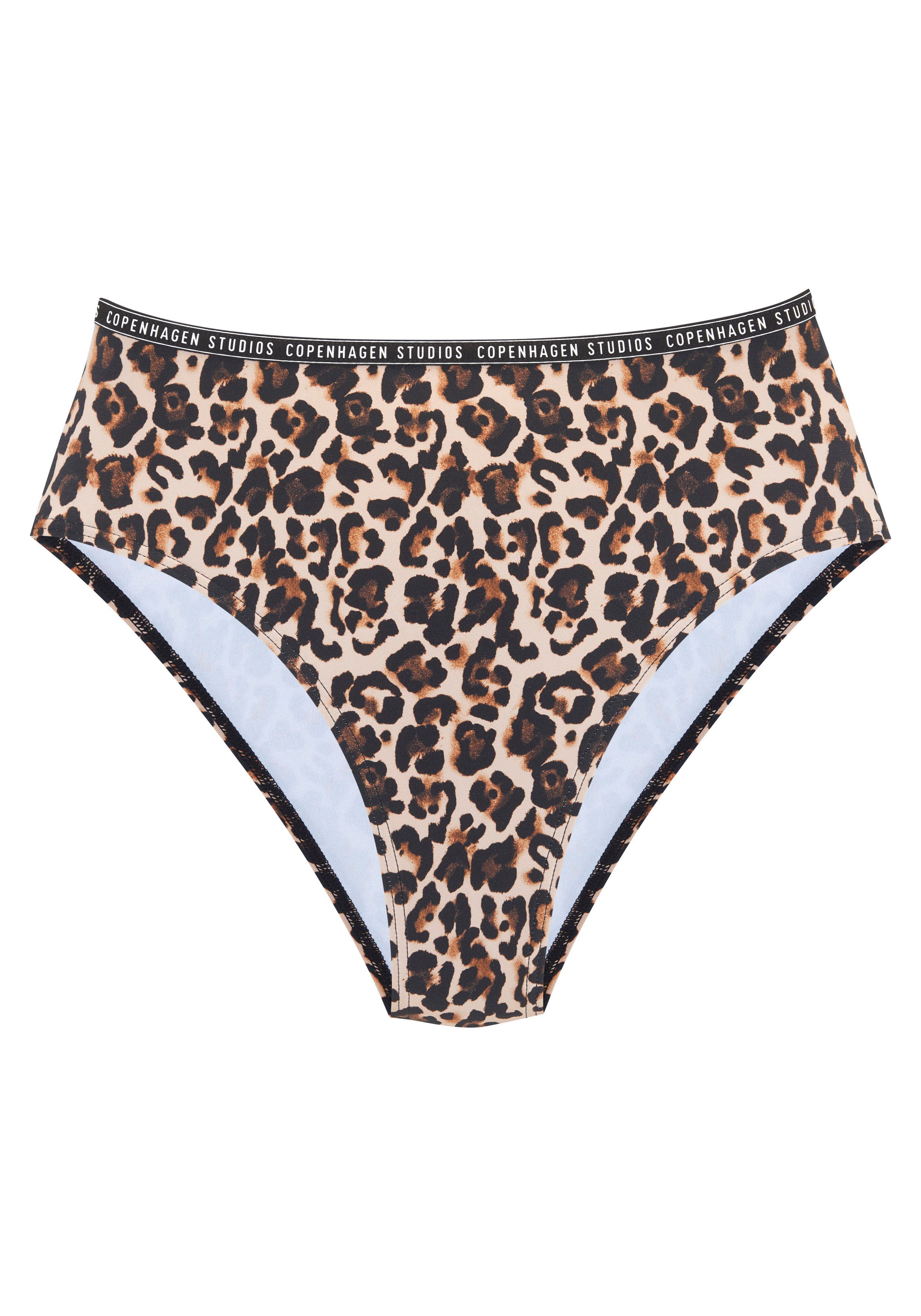 OTTO Copenhagen Studios Bikinibroekje Leody Met trendy animal-print dames bikinibroekjes maat 40 bruin