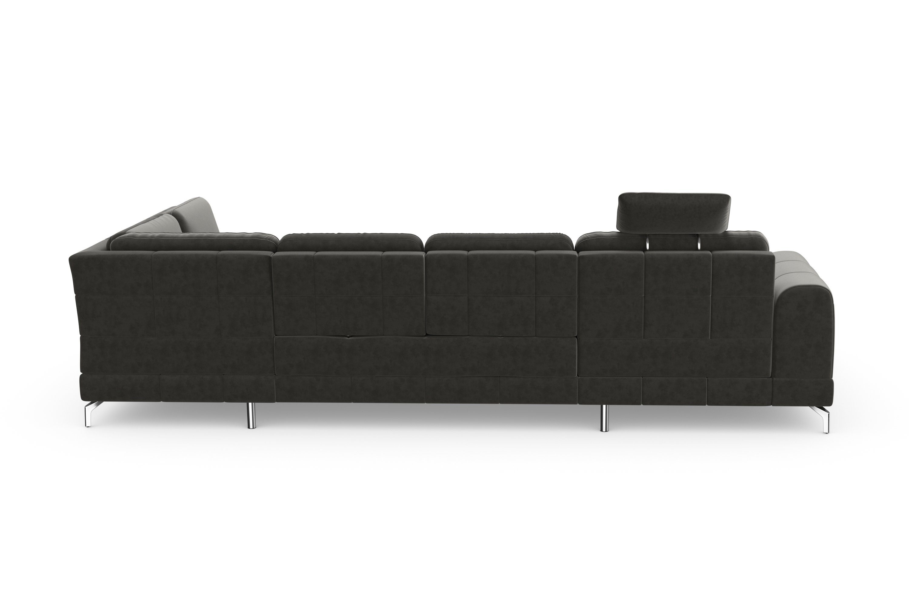 sit&more Zithoek Bendigo U-vorm inclusief zitdiepteverstelling, bodemvrijheid 12 cm, in 2 pootkleuren