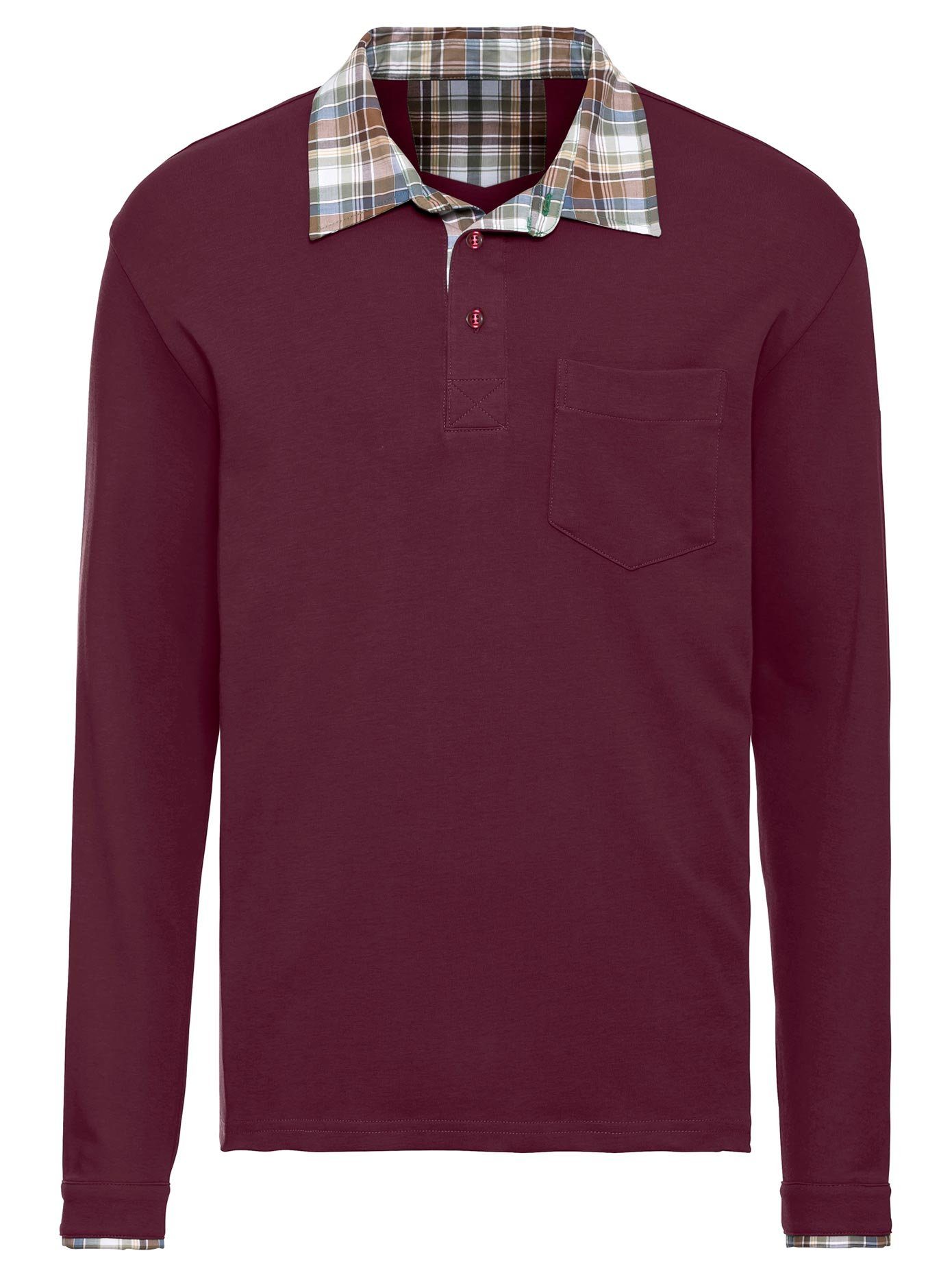 Classic Basics Poloshirt met lange mouwen (1-delig)