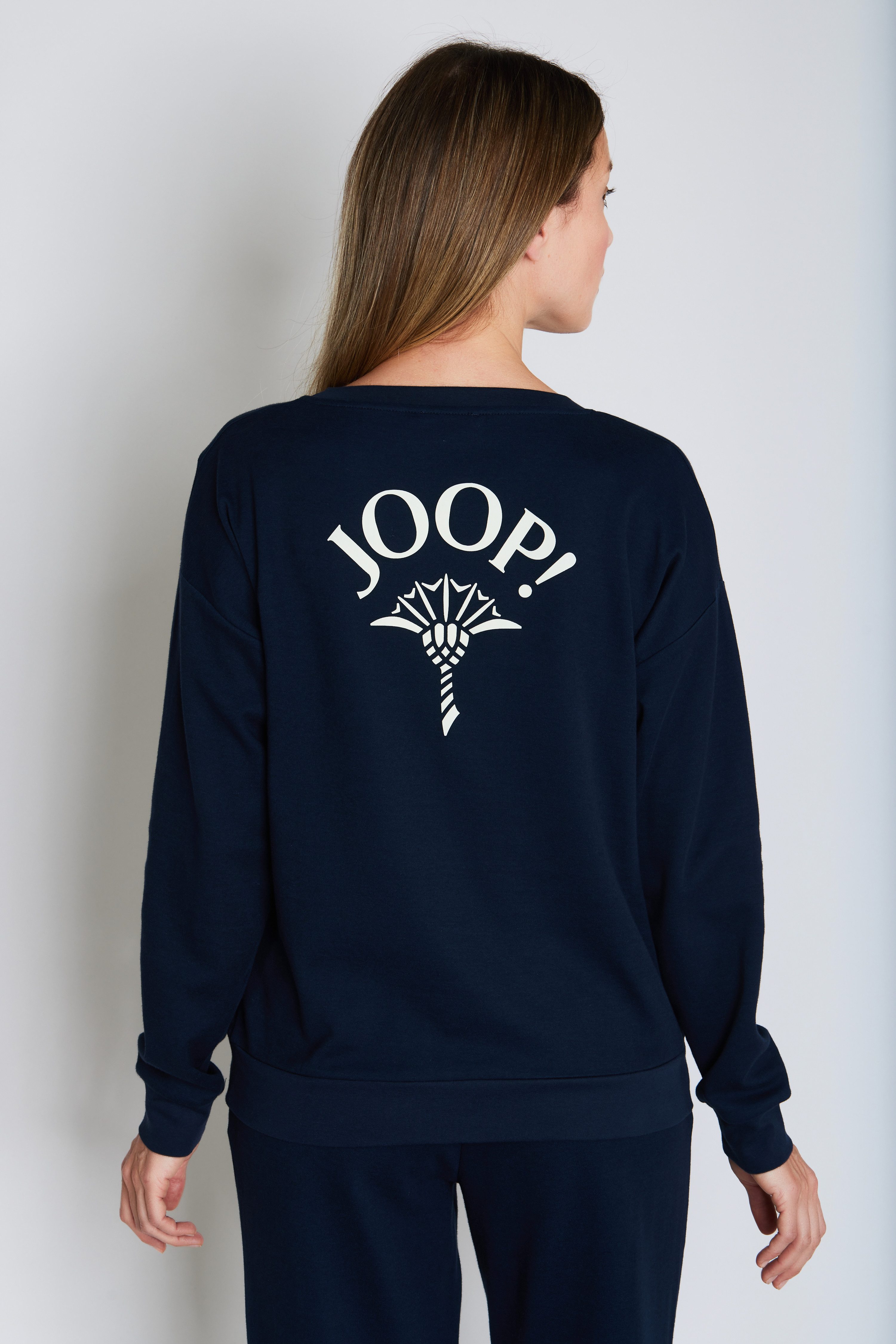 JOOP! Sweatshirt Comfort met opvallende logo-print op de achterkant