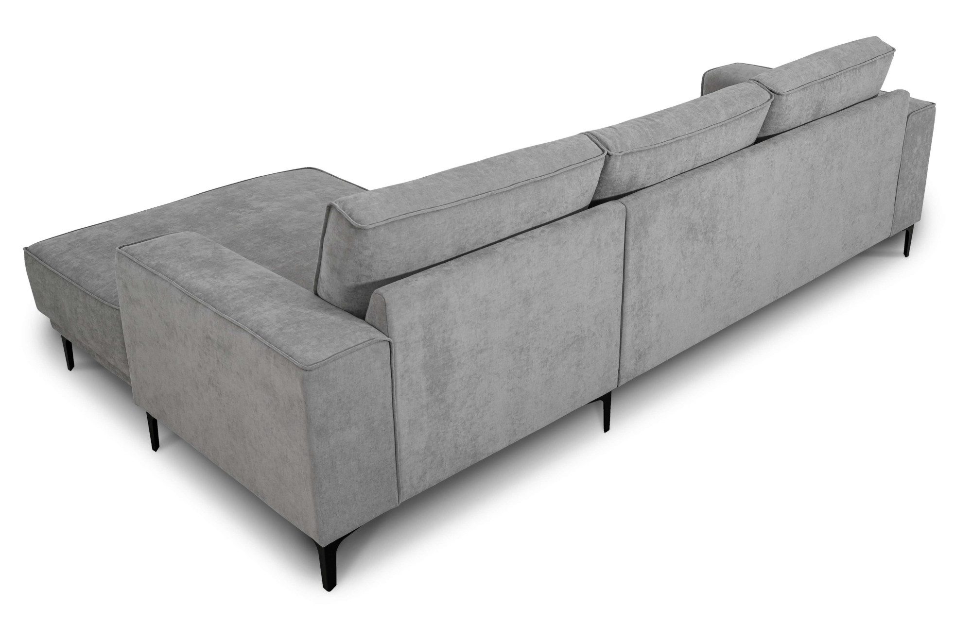 Places of Style Hoekbank Oland, structuur, platweefsel, luxe microvezel, bouclé