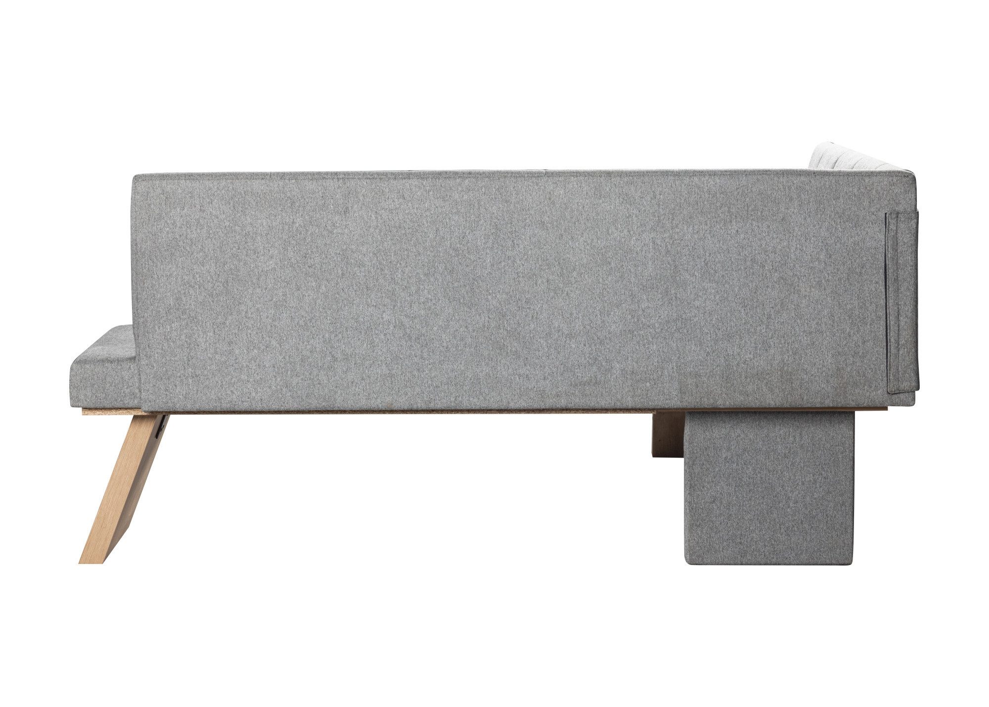 Home affaire Hoekbank Nina keukenbank, gestoffeerde bank, eettafelbank, breedte 185x 150 cm