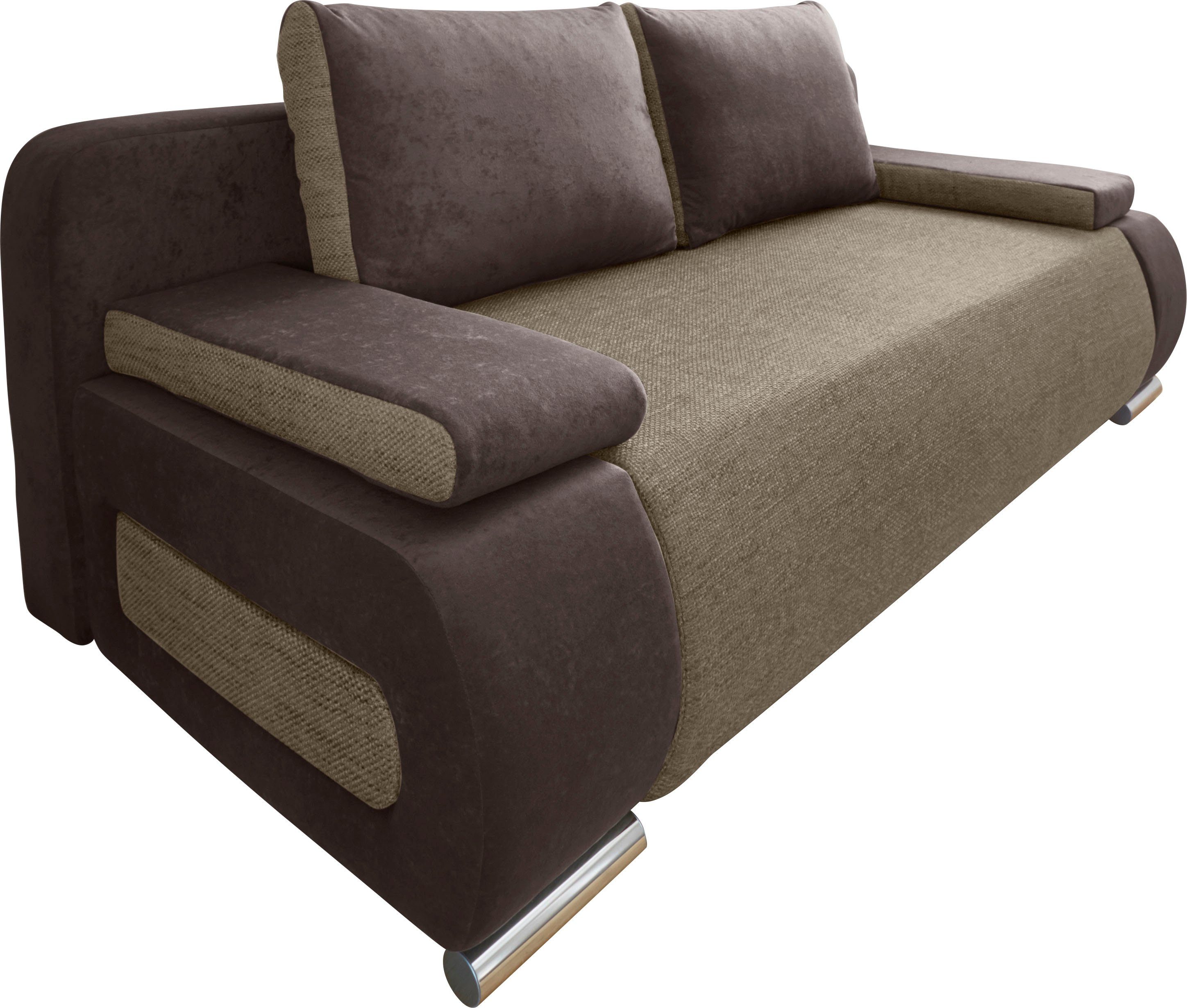 COLLECTION AB Slaapbank Moritz met slaapbank functie en bedbox, comfortabele binnenvering