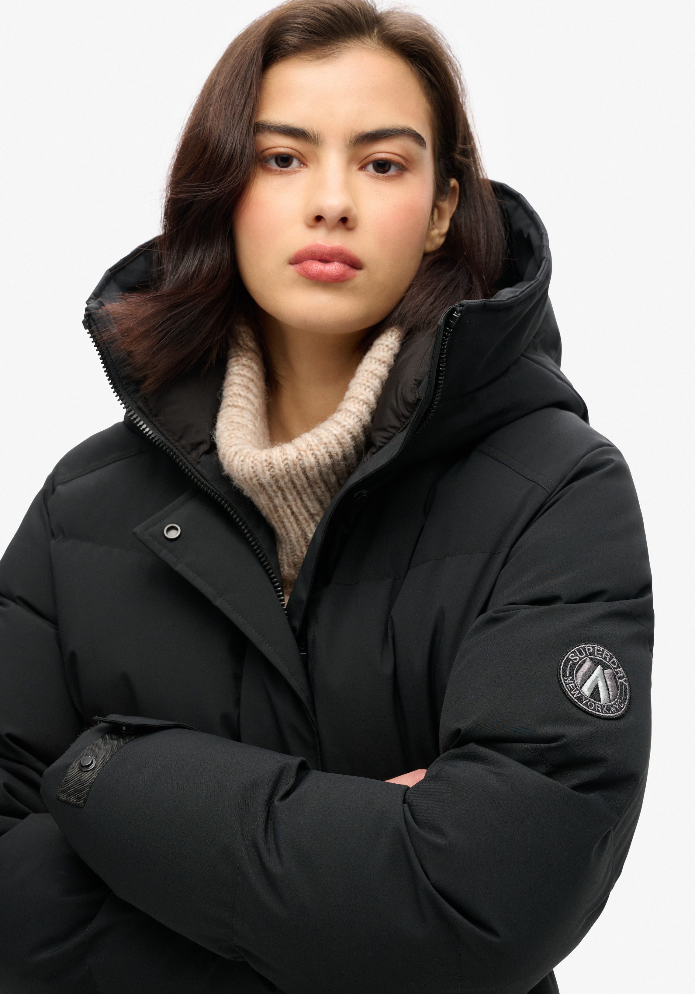 Superdry Gewatteerde jas CITY MID LENGTH PADDED JACKET