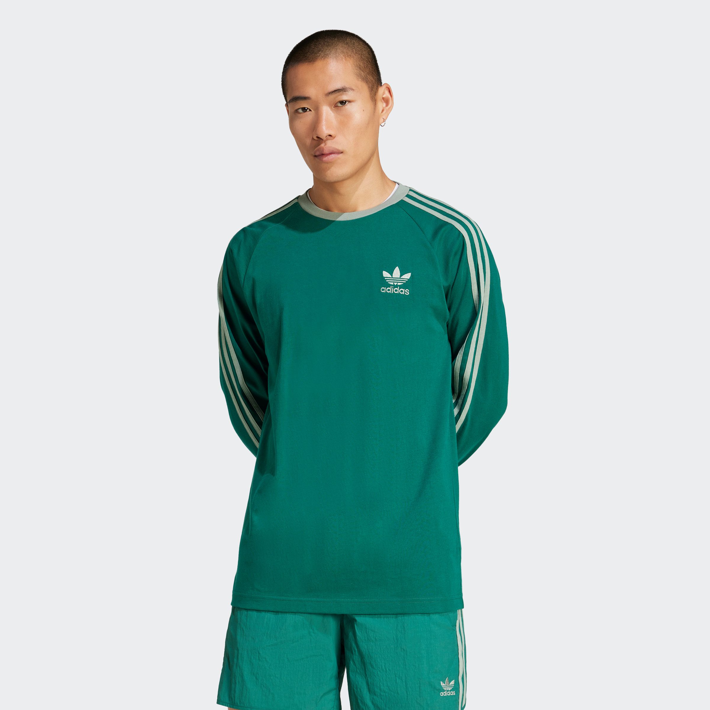 Adidas Originals Shirt met lange mouwen Adicolor CLASSICS 3-strepen longsleeve (1-delig)