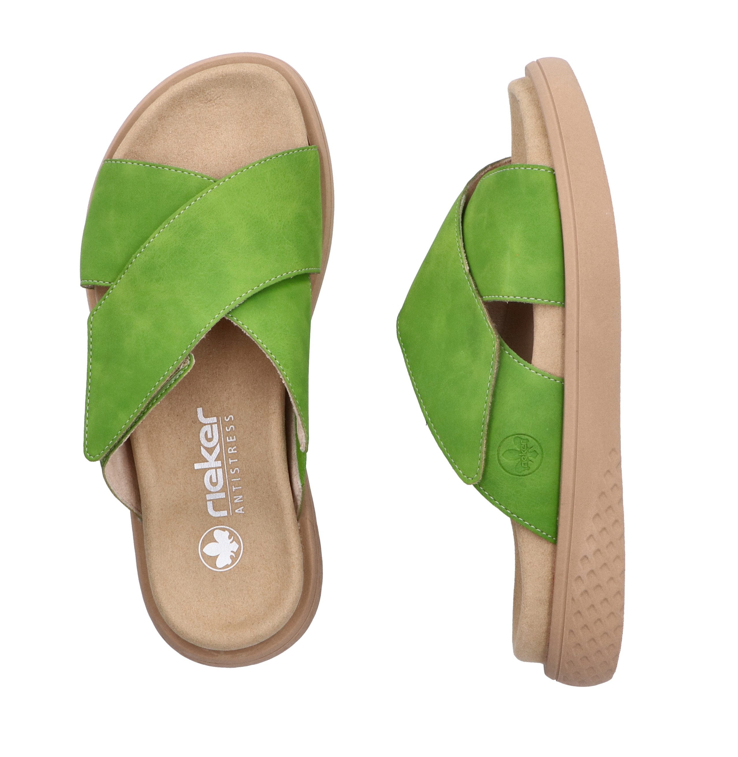 Rieker Slippers Zomerschoen, strandschoen, huisschoen, slippers met comfortabel voetbed
