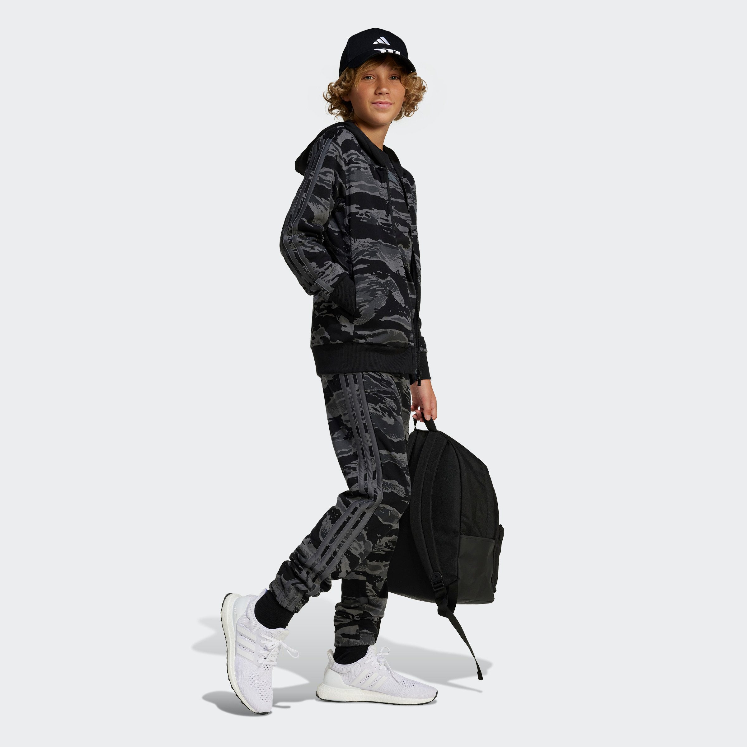 adidas Sportswear Hoodie J CAMO FZ HD