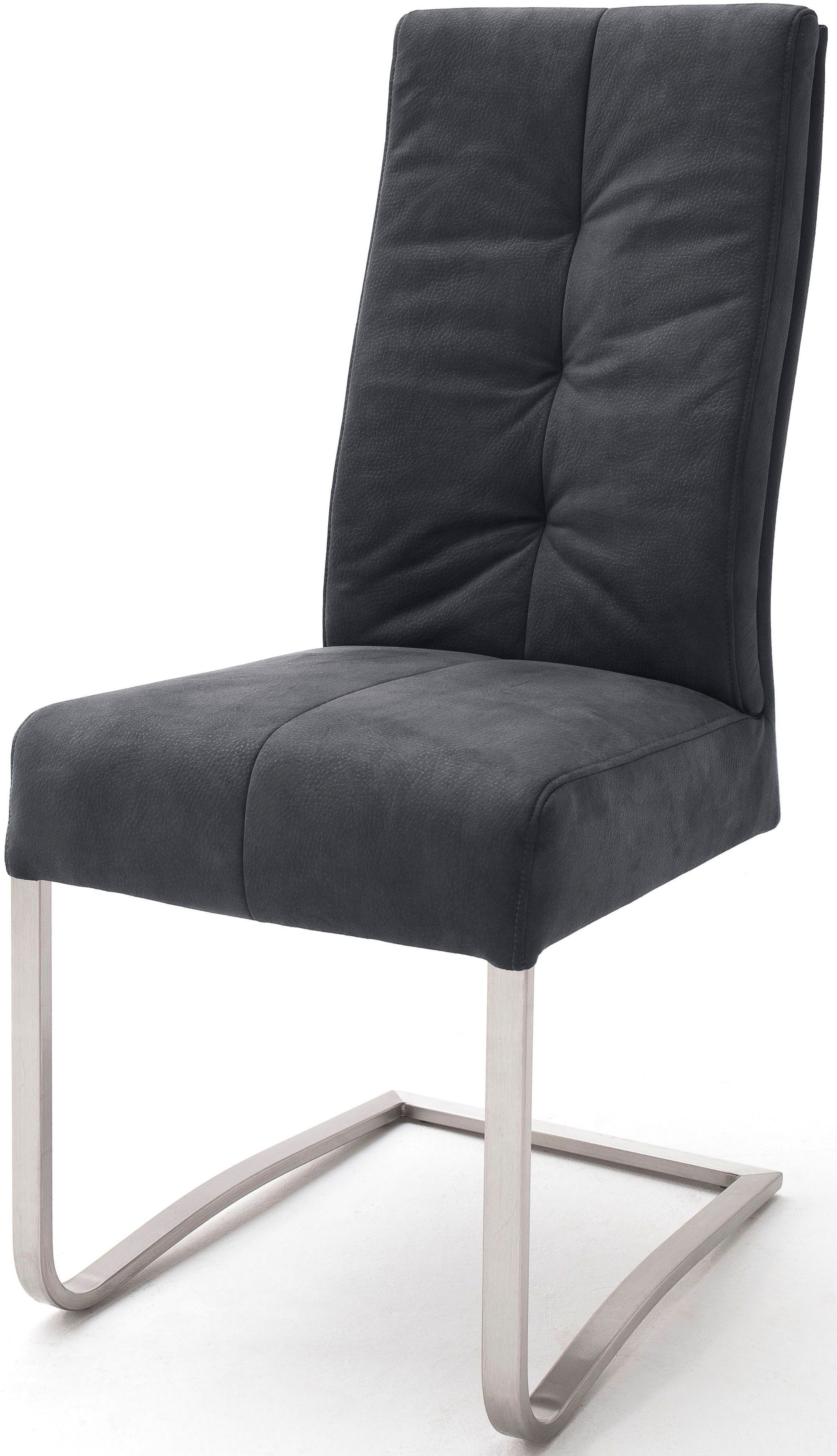 MCA furniture Eetkamerstoel Salva sledestoel 1 met pocketvering, belastbaar tot max. 120 kg (2 stuks)