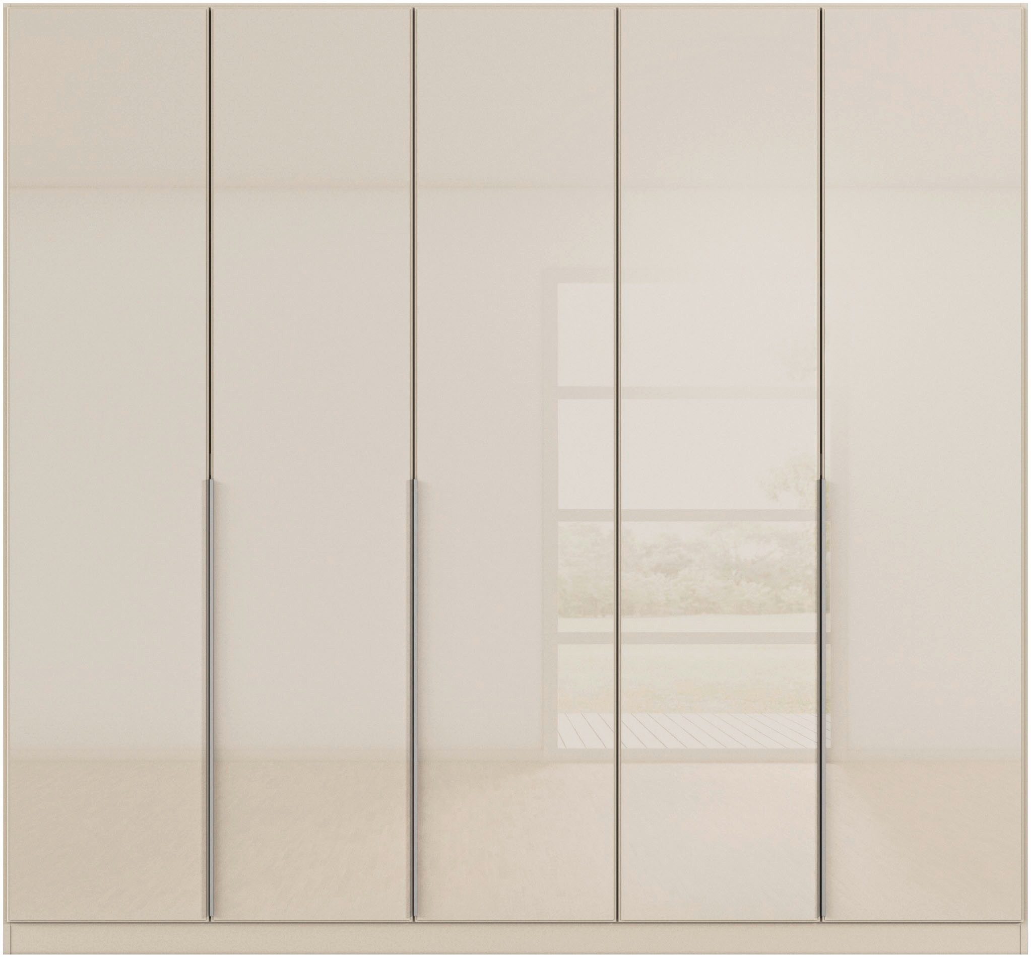 rauch Draaideurkast Kledingkasten kast garderobe AGORDO met glazen front doordachte binnenuitrusting, in 6 breedtes en 2 hoogtes made in germany