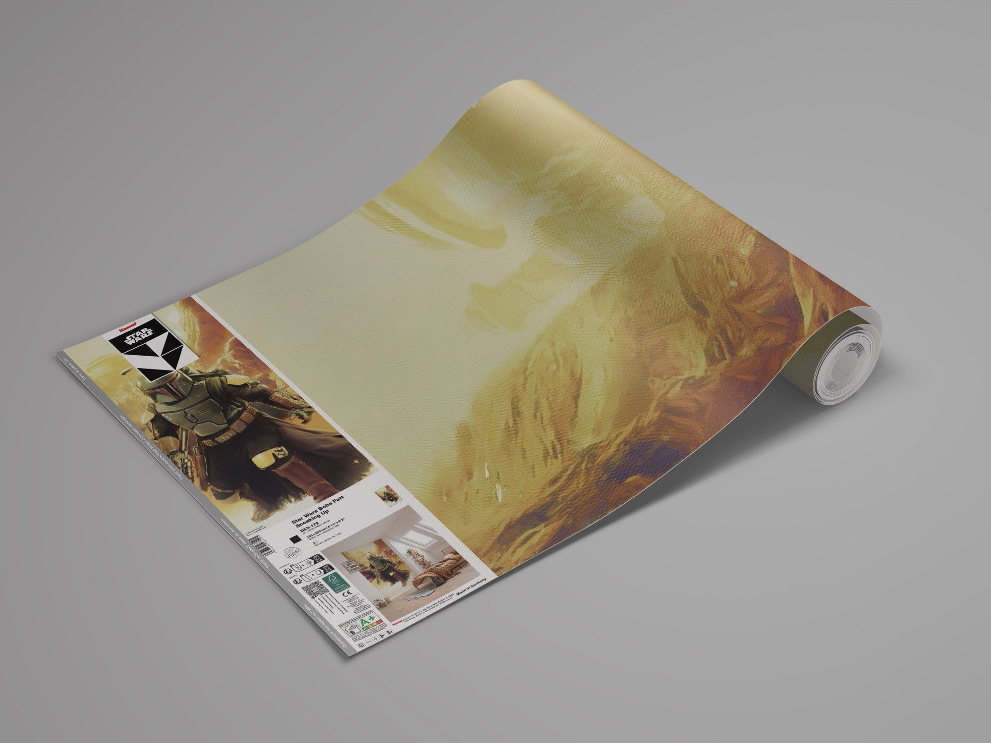 Komar Kinderbehang Star Wars Boba Fett Sneaking Up (1 stuk)