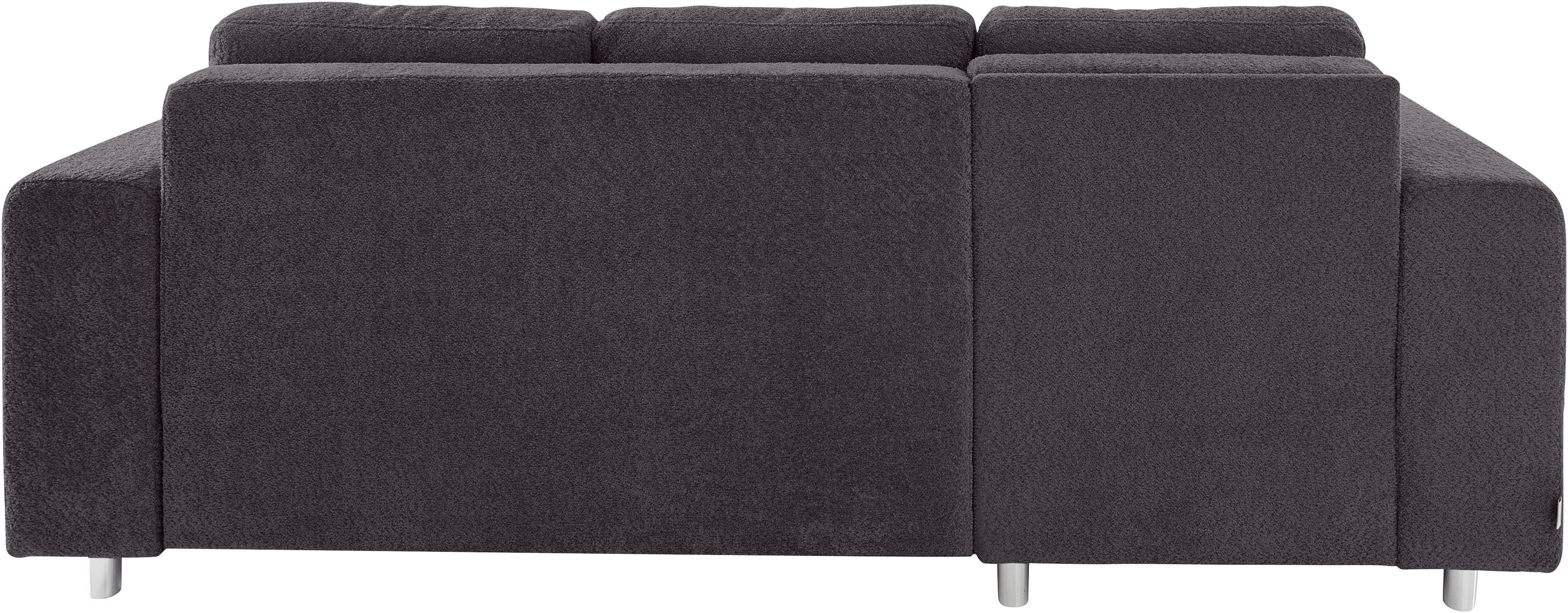 Guido Maria Kretschmer Home&Living Hoekbank Györ L-vorm, optioneel met bedfunctie en bedlade inclusief 2 sierkussens