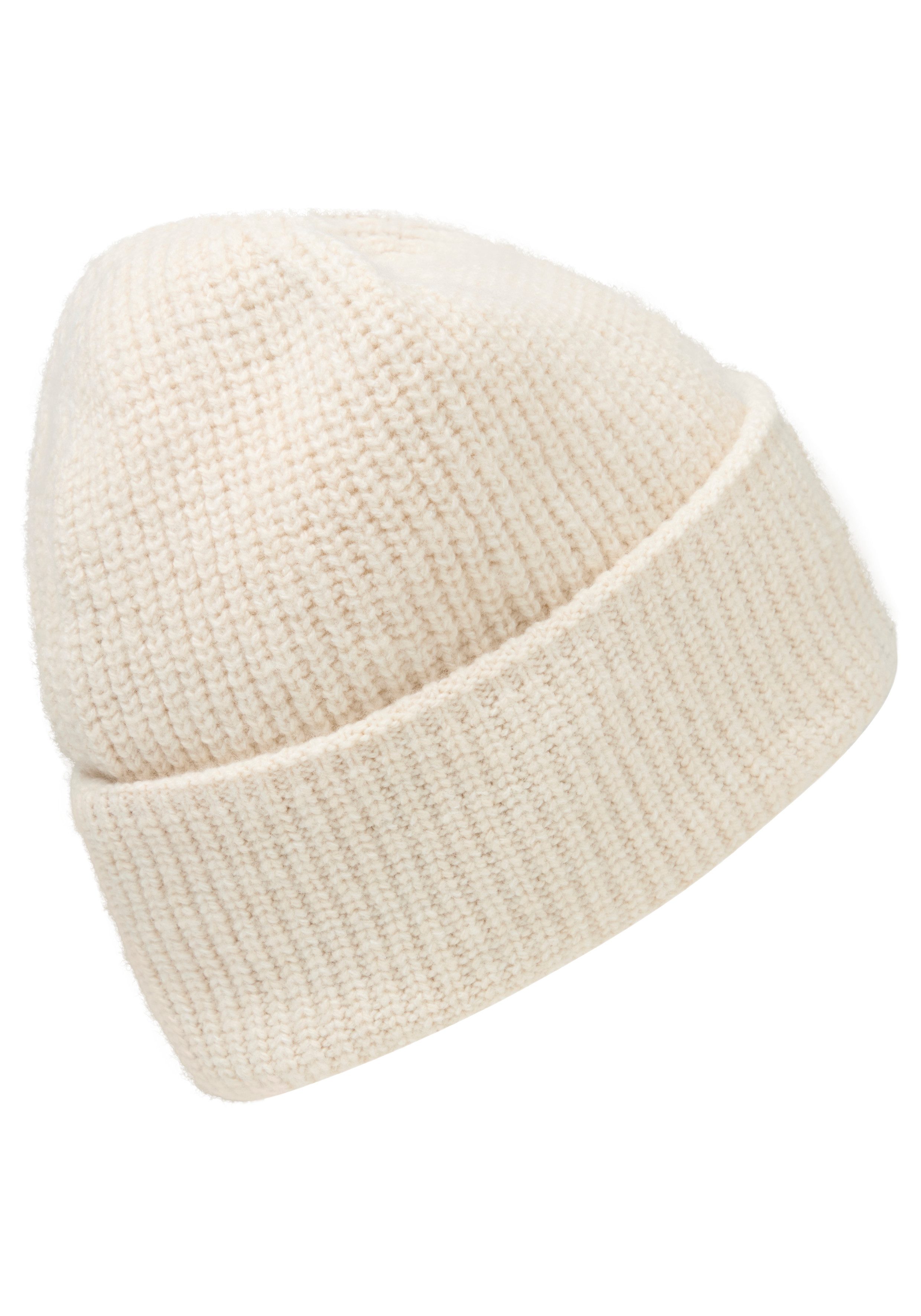 HUGO Beanie Socialy Hat met geborduurd logo