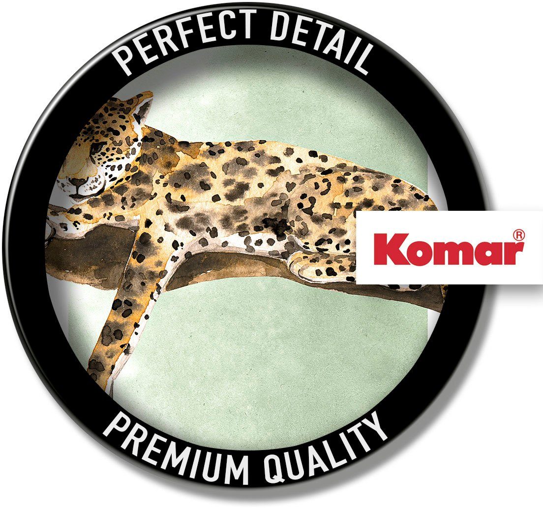 Komar Wanddecoratie Lazy Leopard Wanddecoratie - zonder lijst (1 stuk)