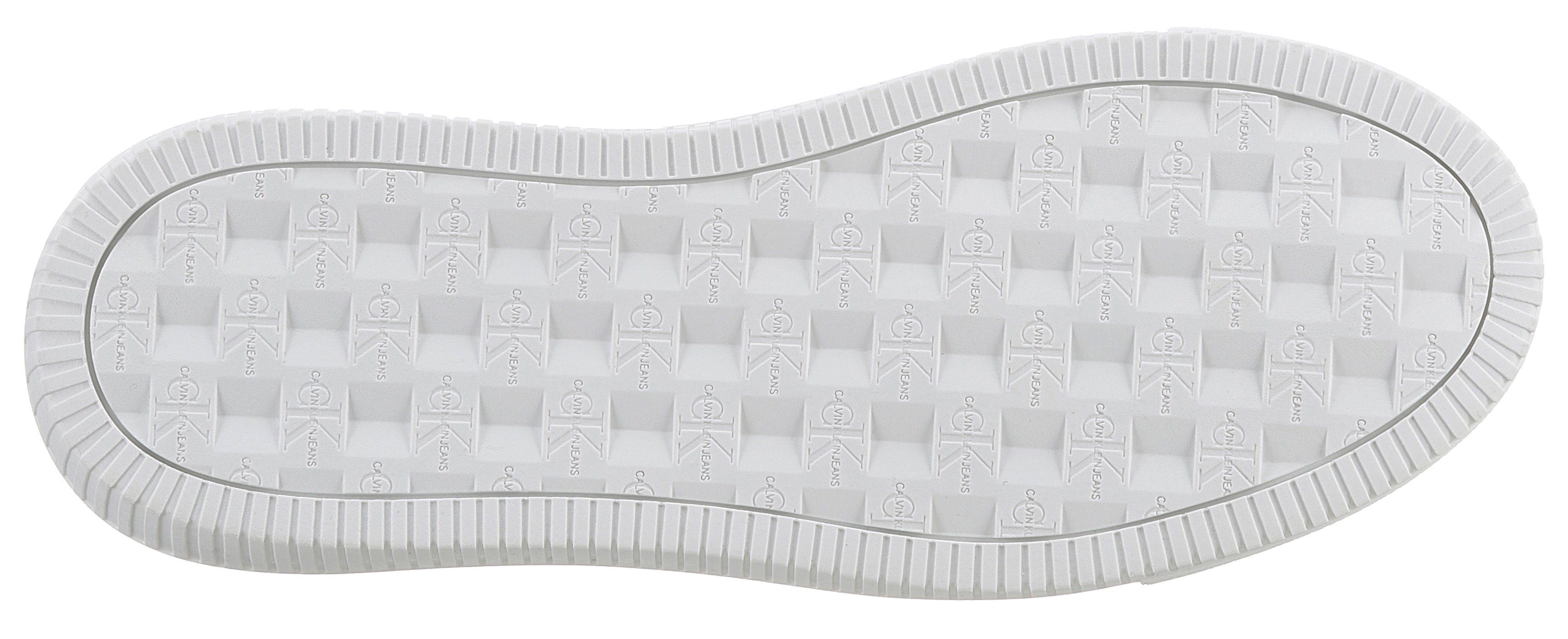 Calvin Klein Plateausneakers SEAMUS 20L vrijetijdsschoen, lage schoen, veterschoen met contrast bies