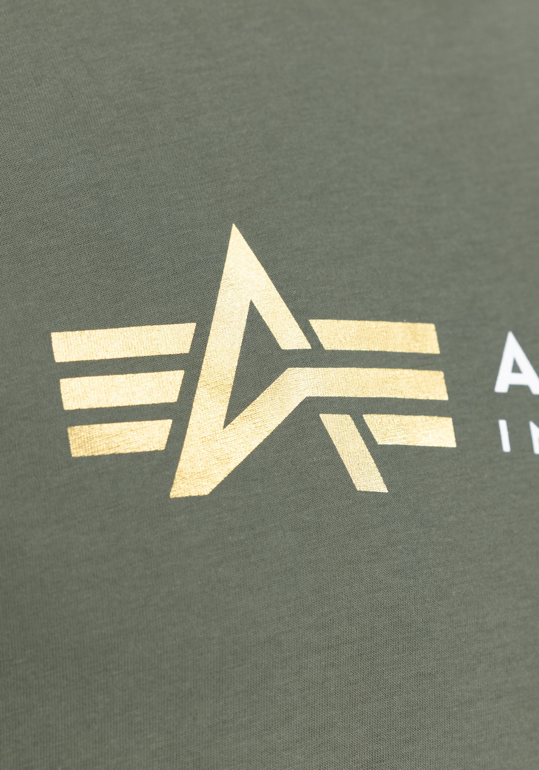 Alpha Industries T-shirt Men T-Shirts Alpha Label T Foil Print