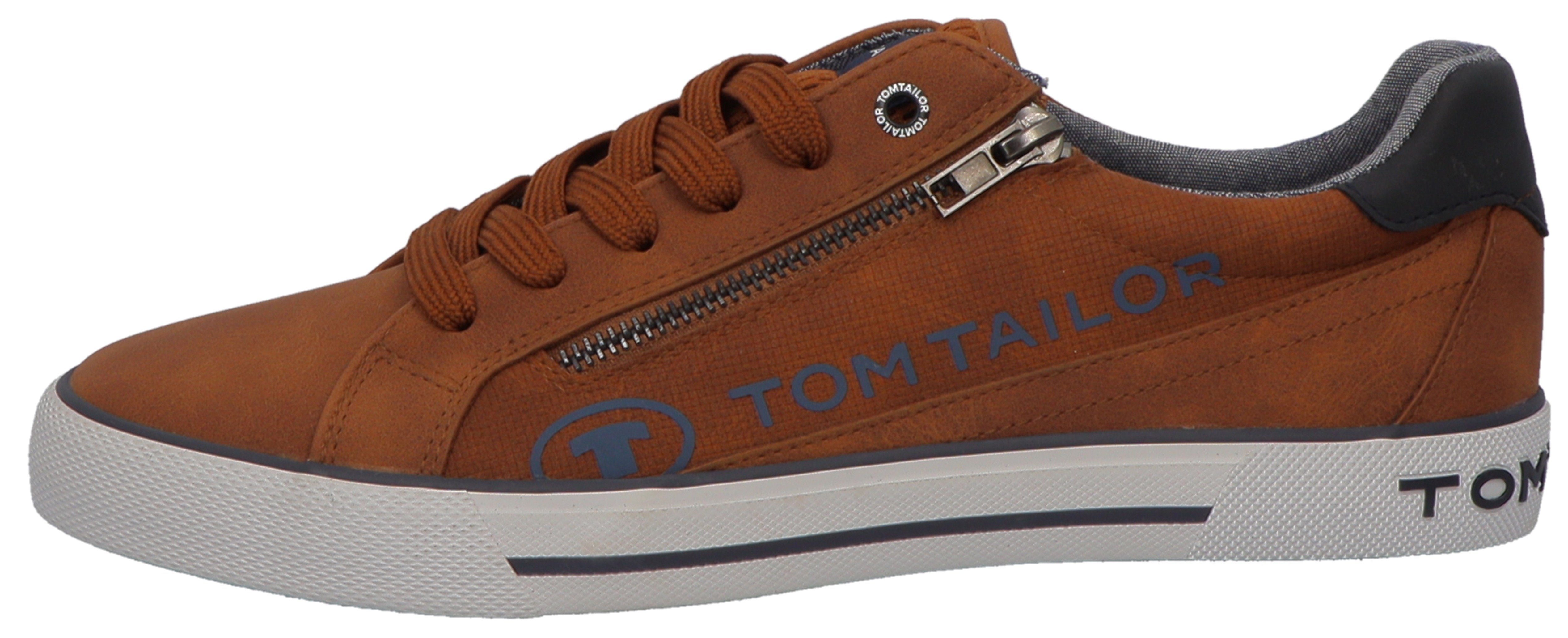 Tom Tailor Sneakers met zijrits, vrijetijdsschoen, lage schoen, veterschoen