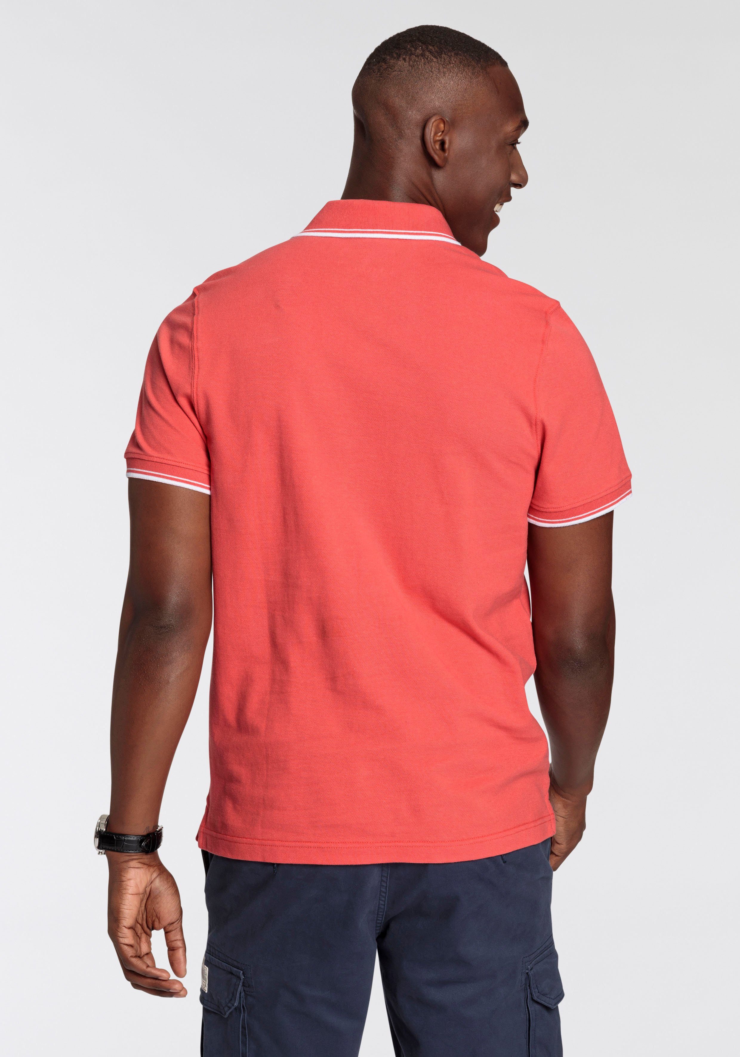 DELMAO Poloshirt Korte mouwen, losse pasvorm, polokraag, voor tennis of golf