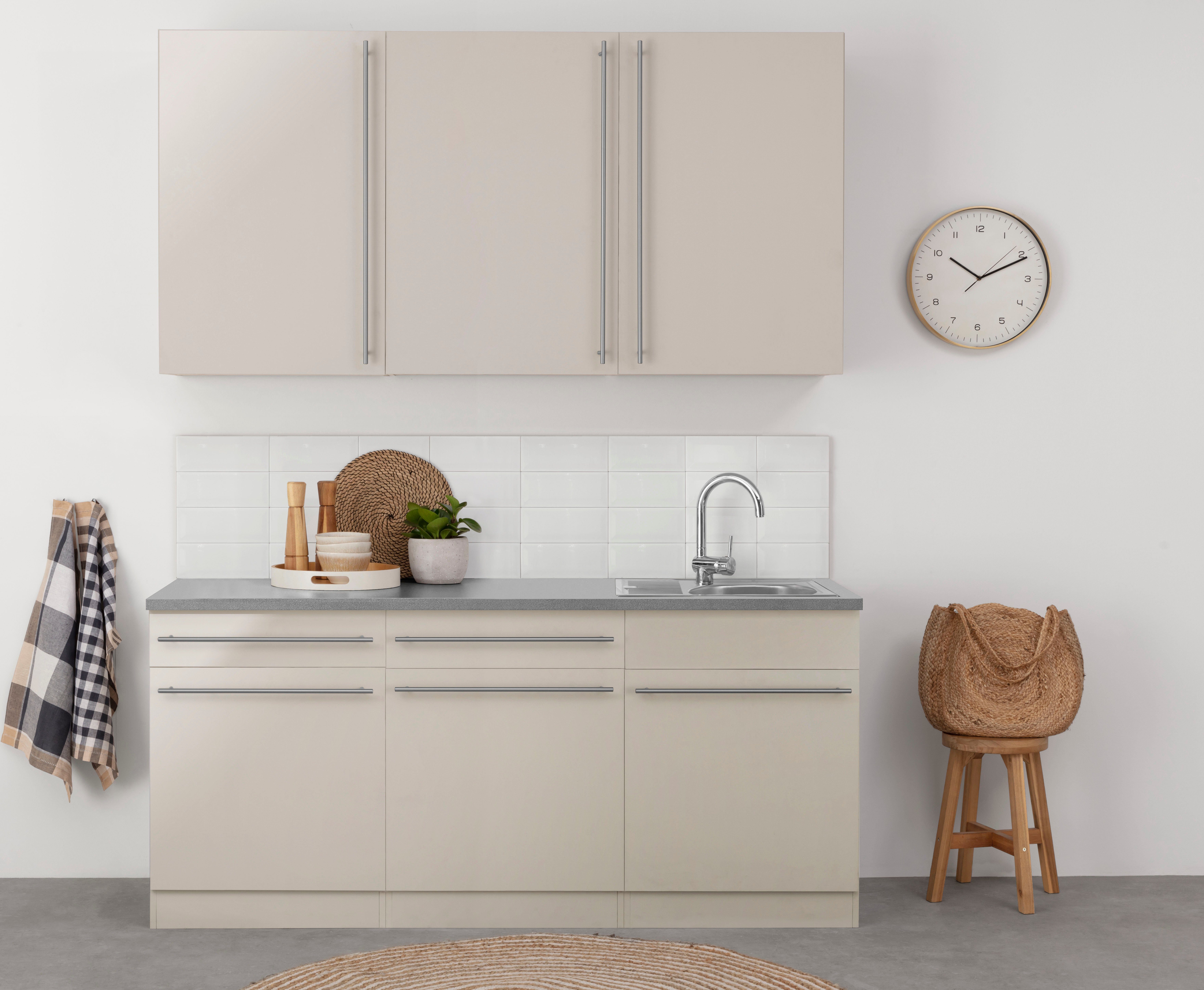 wiho Küchen Keuken Chicago inclusief spoelbak, breedte 180 cm