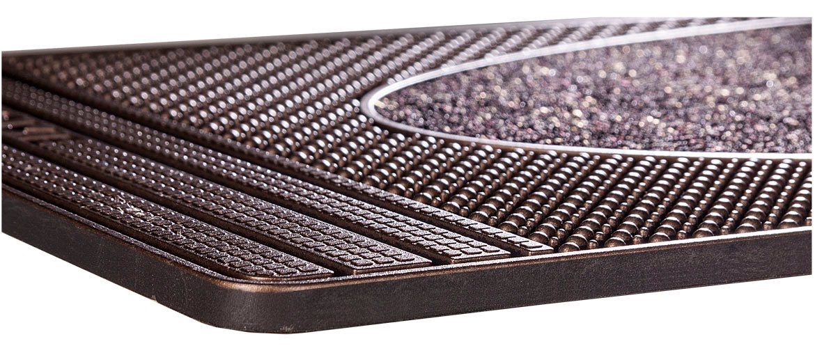 Home2Fashion Mat CenterClean smalle inloopmat, slijtvast, geschikt voor binnen en buiten