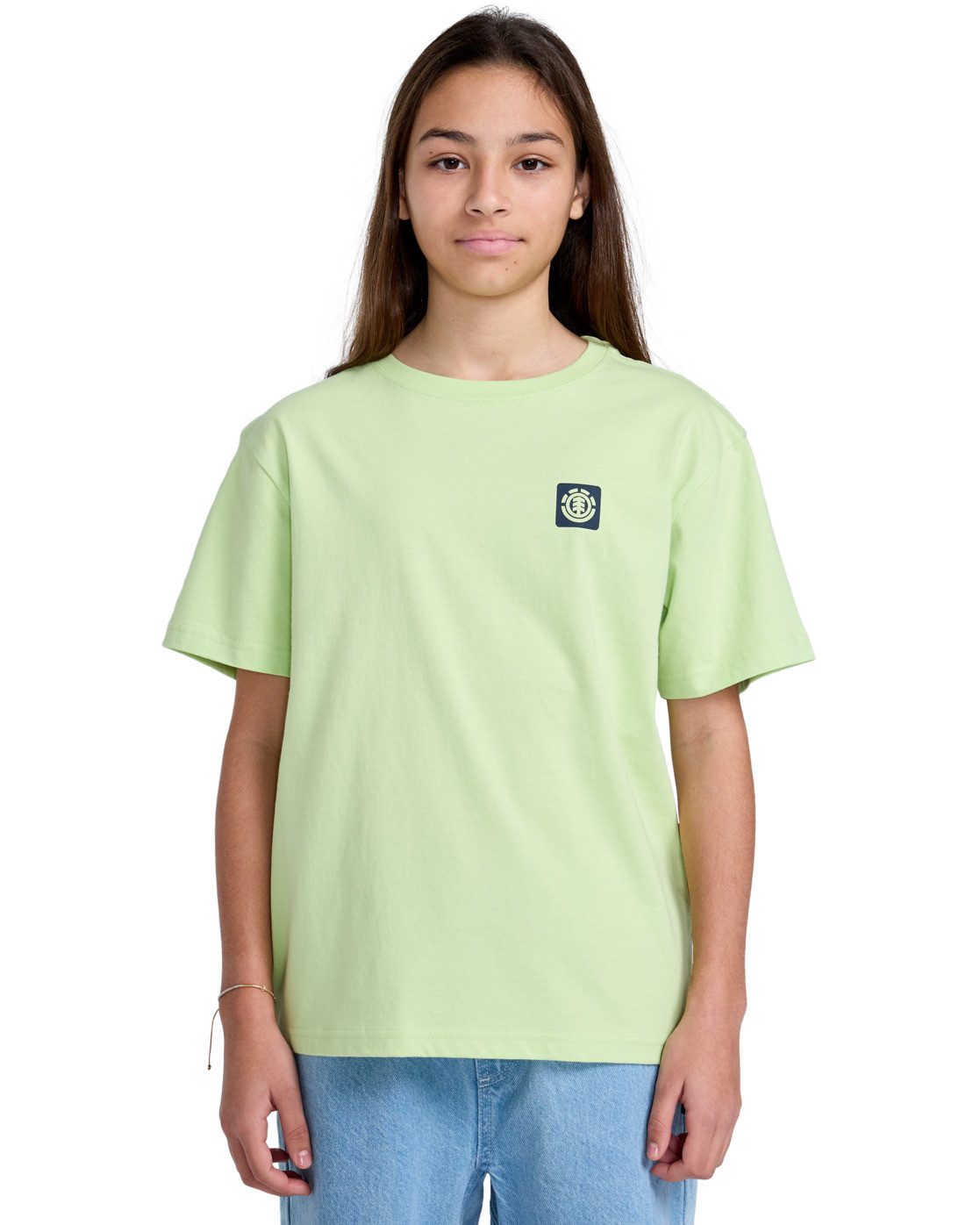 Element Shirttop Joint Texture heren shirts maat 14(155-164cm) groen
