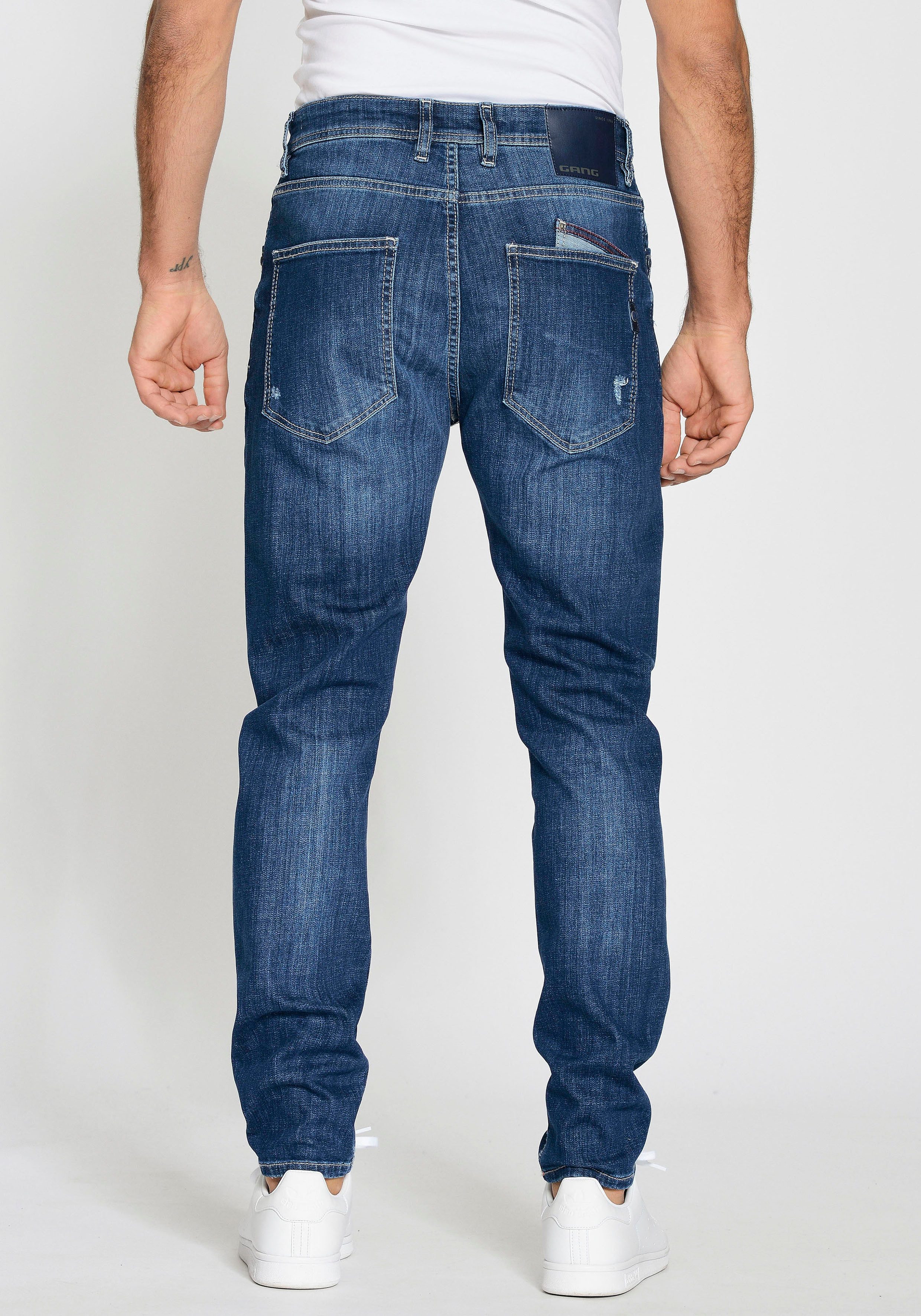 GANG Loose fit jeans 94ALESSIO met modieuze wijde broekspijpen