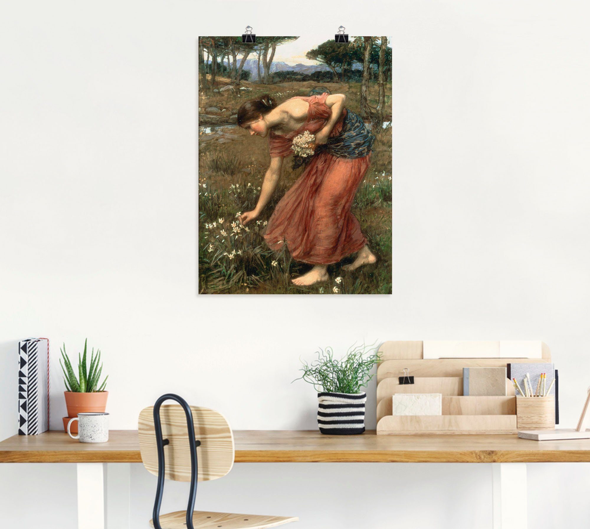 Artland Artprint Narcis als artprint op linnen, poster in verschillende formaten maten