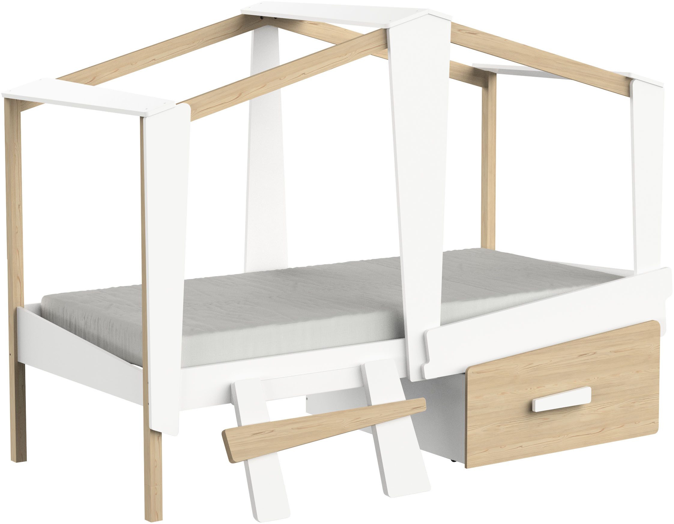 Demeyere GROUP Speelbed Cabane Bed in de vorm van een boomhut eenpersoonsbedden