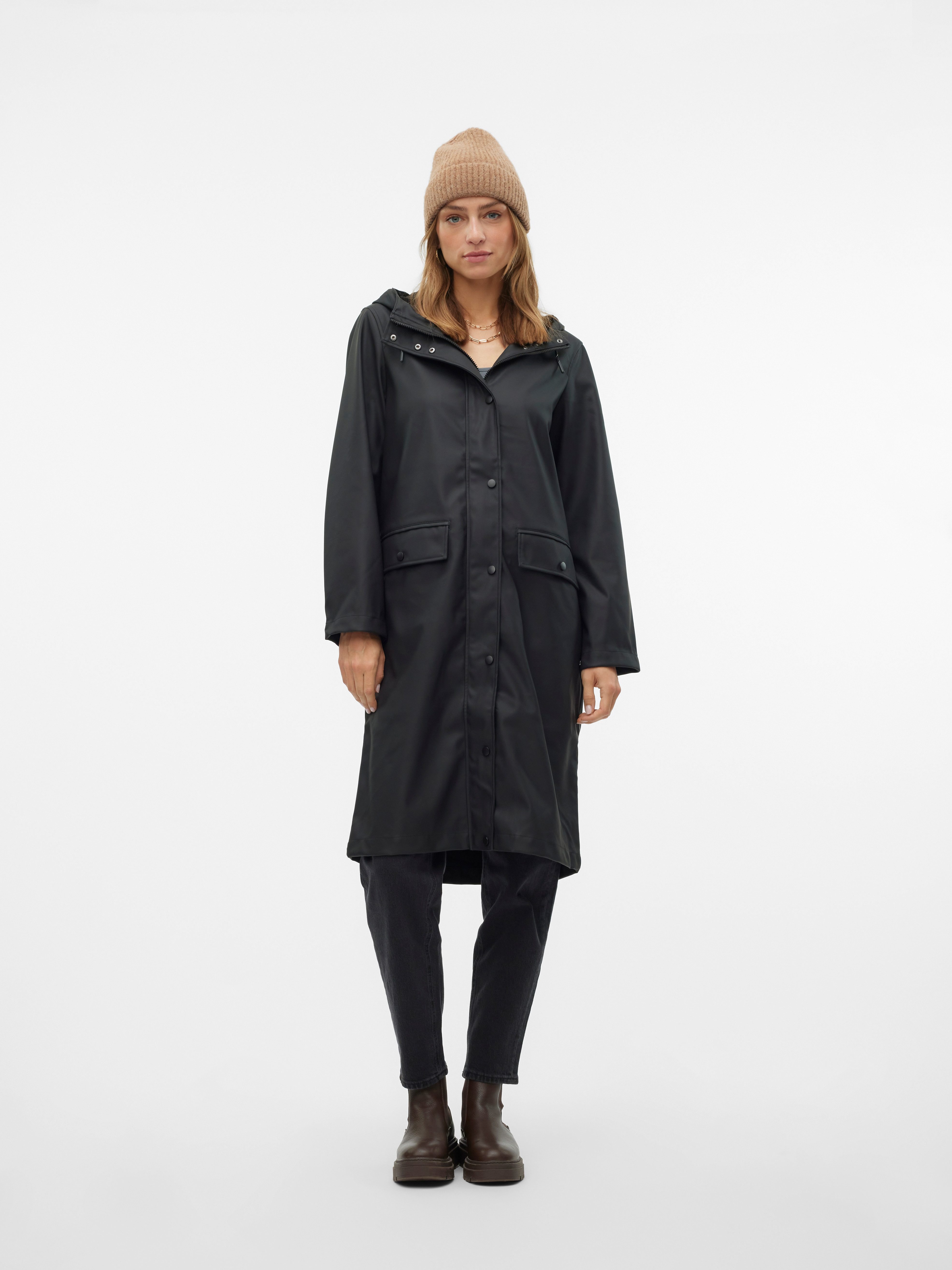 Vero Moda Regenjas VMMALOU COATED COAT NOOS