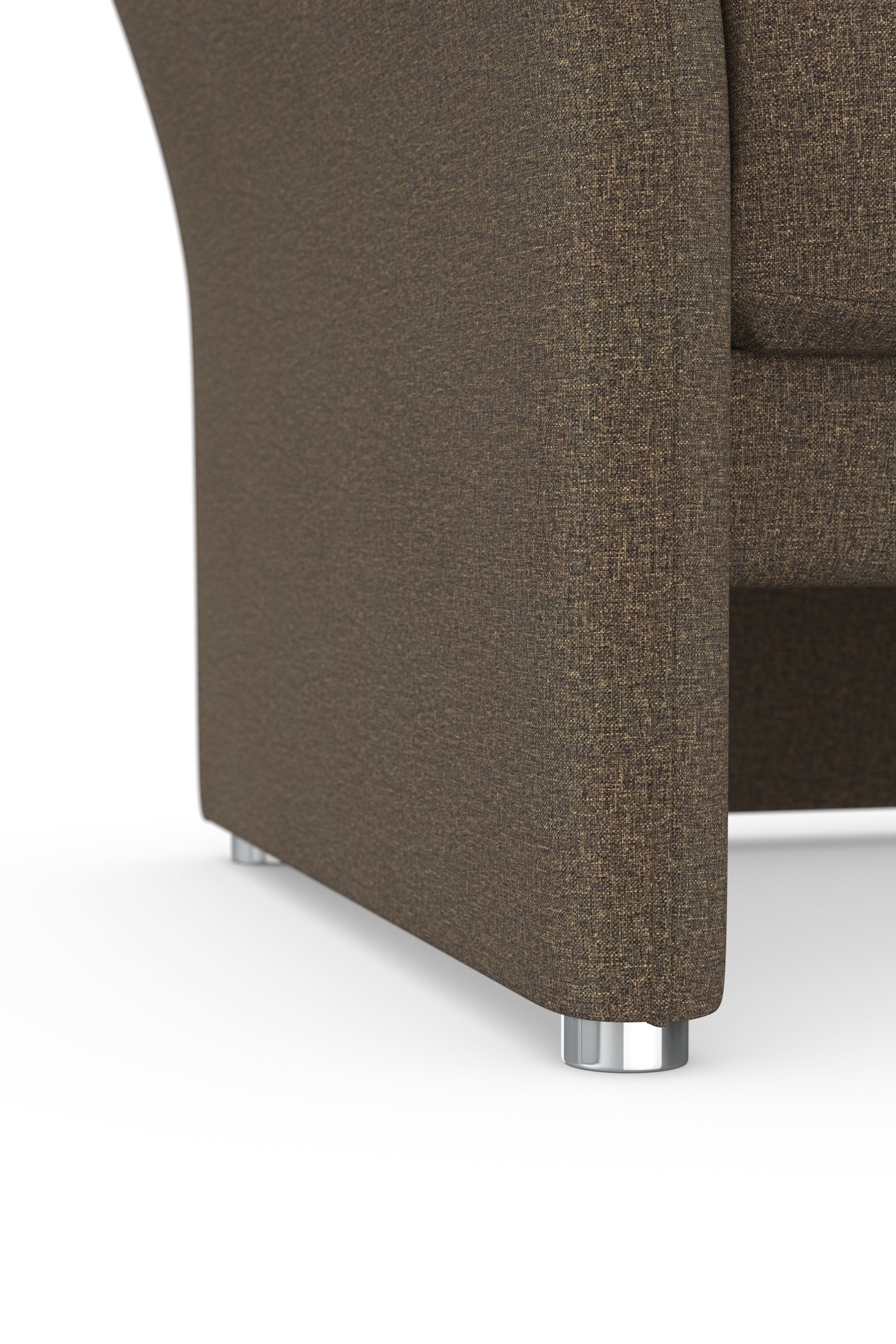 DOMO collection Fauteuil Pina elegante en tijdloze clubstoel, comfortabele cocktailsstoel