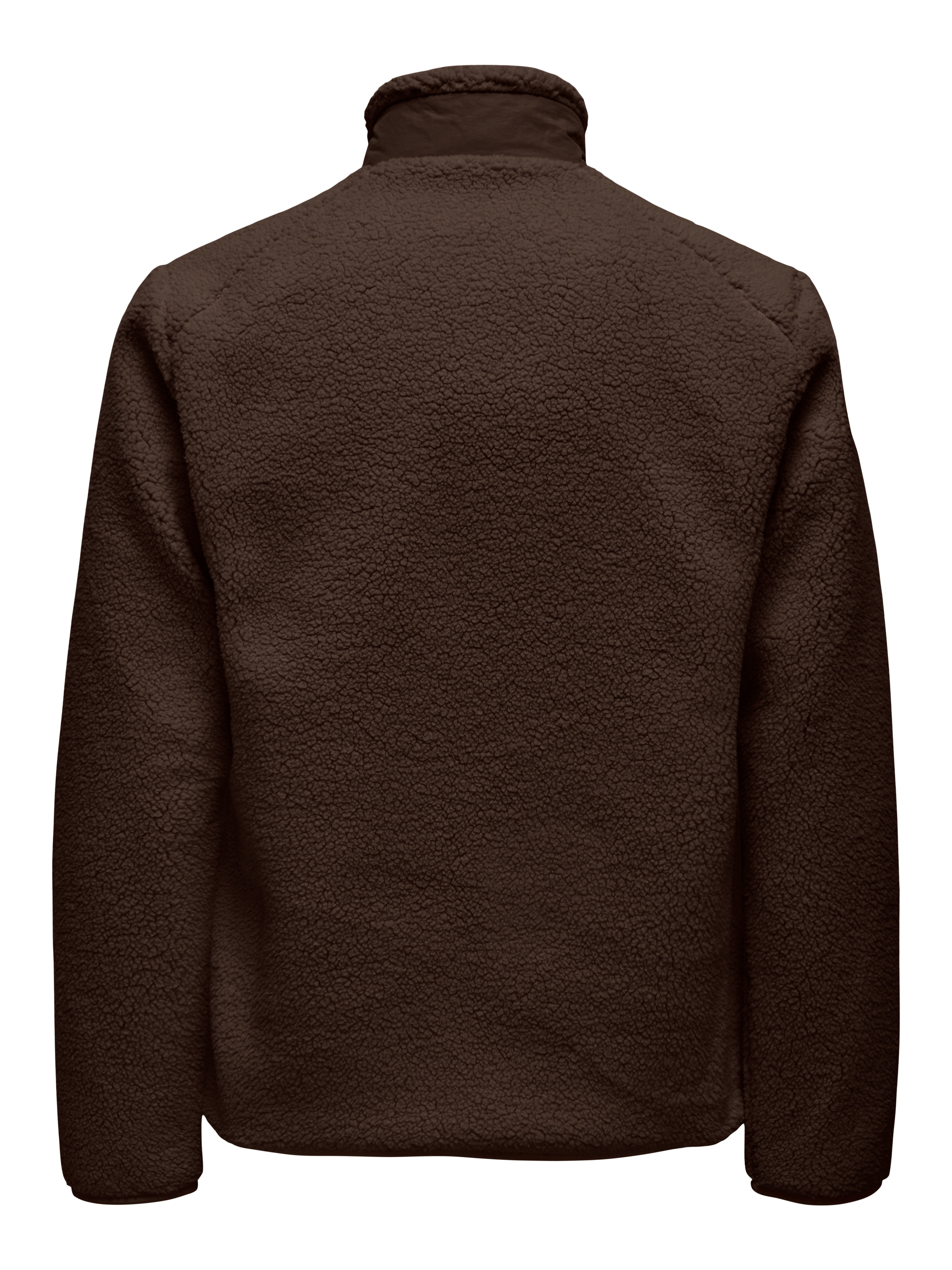 ONLY & SONS Gebreid fleecejack ONSDALLAS LIFE SHERPA JACKET OTW VD