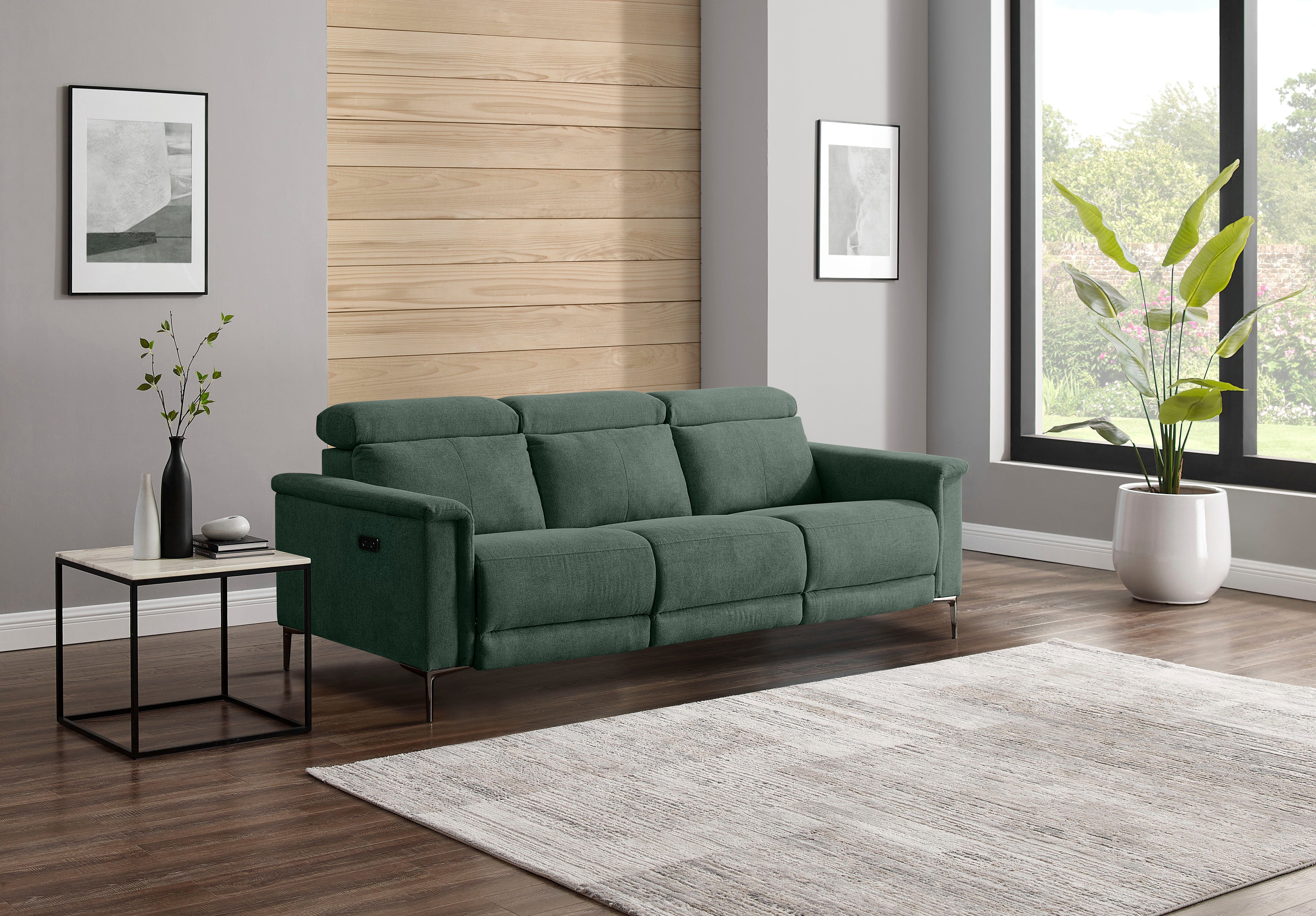 Places of Style 3-zitsbank Lund, met handmatige en elektrische relaxfunctie