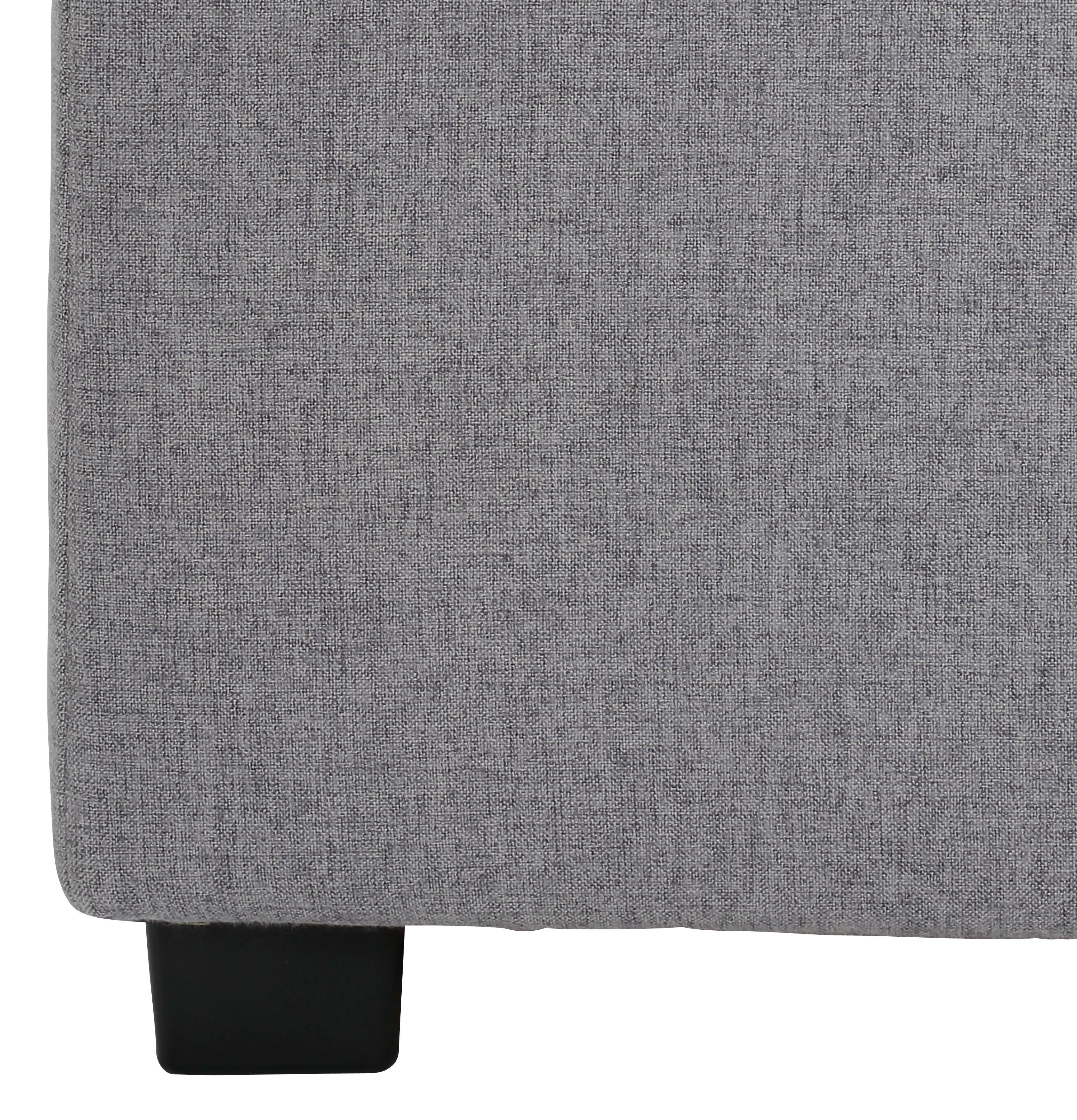 Lüttenhütt Gestoffeerd bed Endres met bedkist, naar keuze zonder matras/lattenbodem of incl. matras
