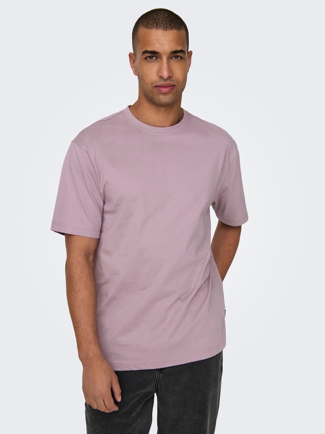ONLY & SONS Shirt met ronde hals ONSFRED RLX SS TEE