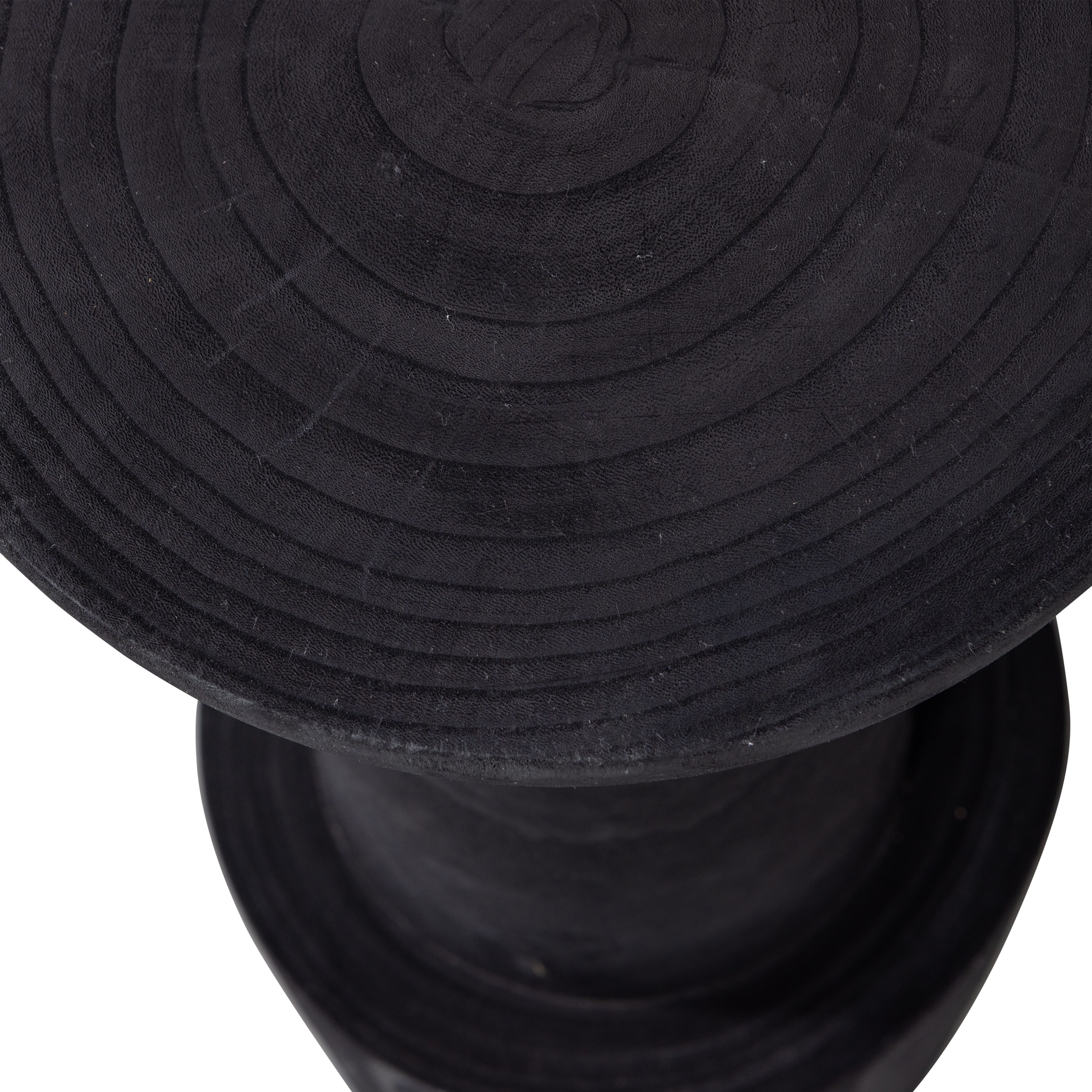 WOOOD Barkruk Bink van natuurlijk paulownia-hout, ronde vorm, zithoogte 76 cm, ø 32 cm (set, 2 stuks)