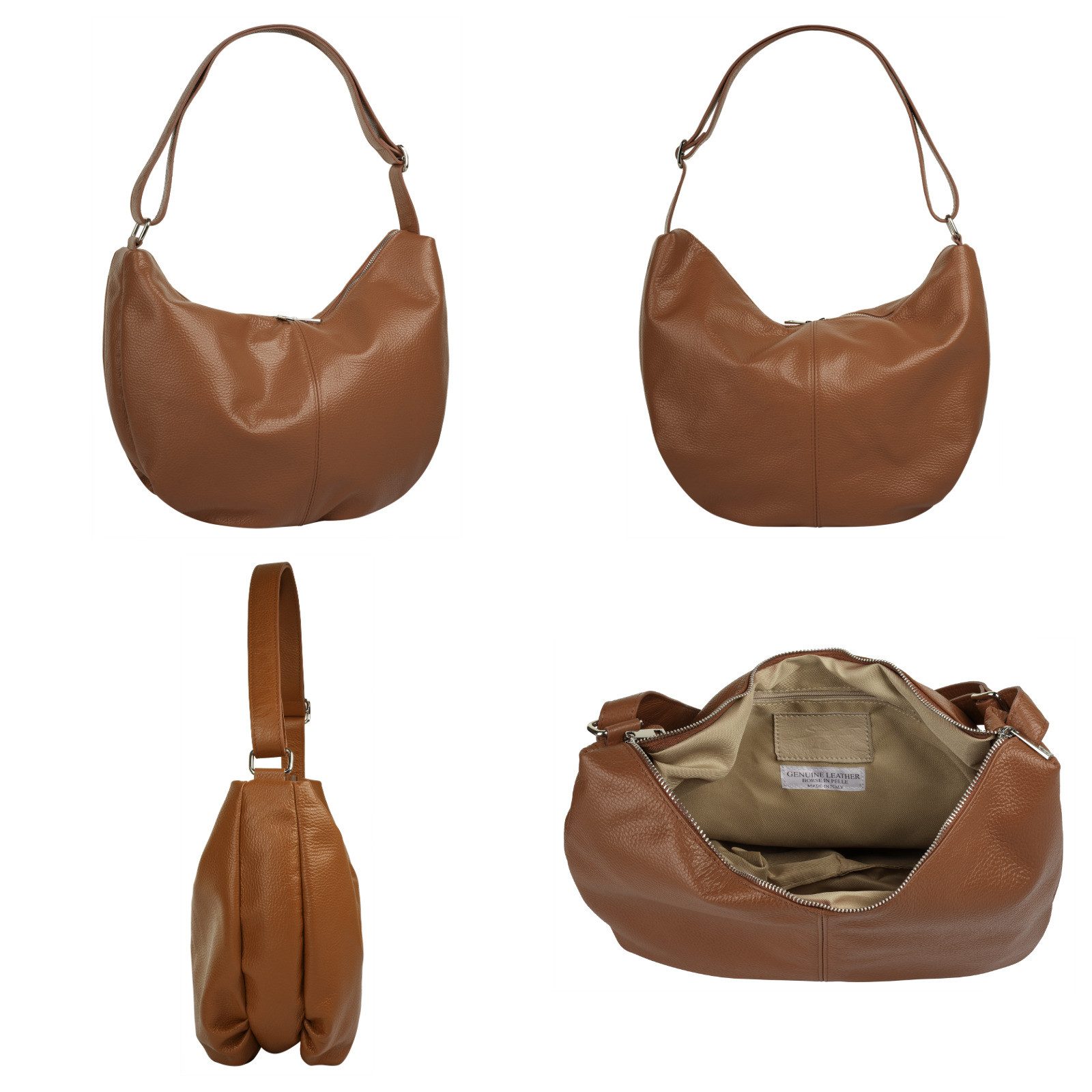 Samantha Look Shopper echt leer, made in italy