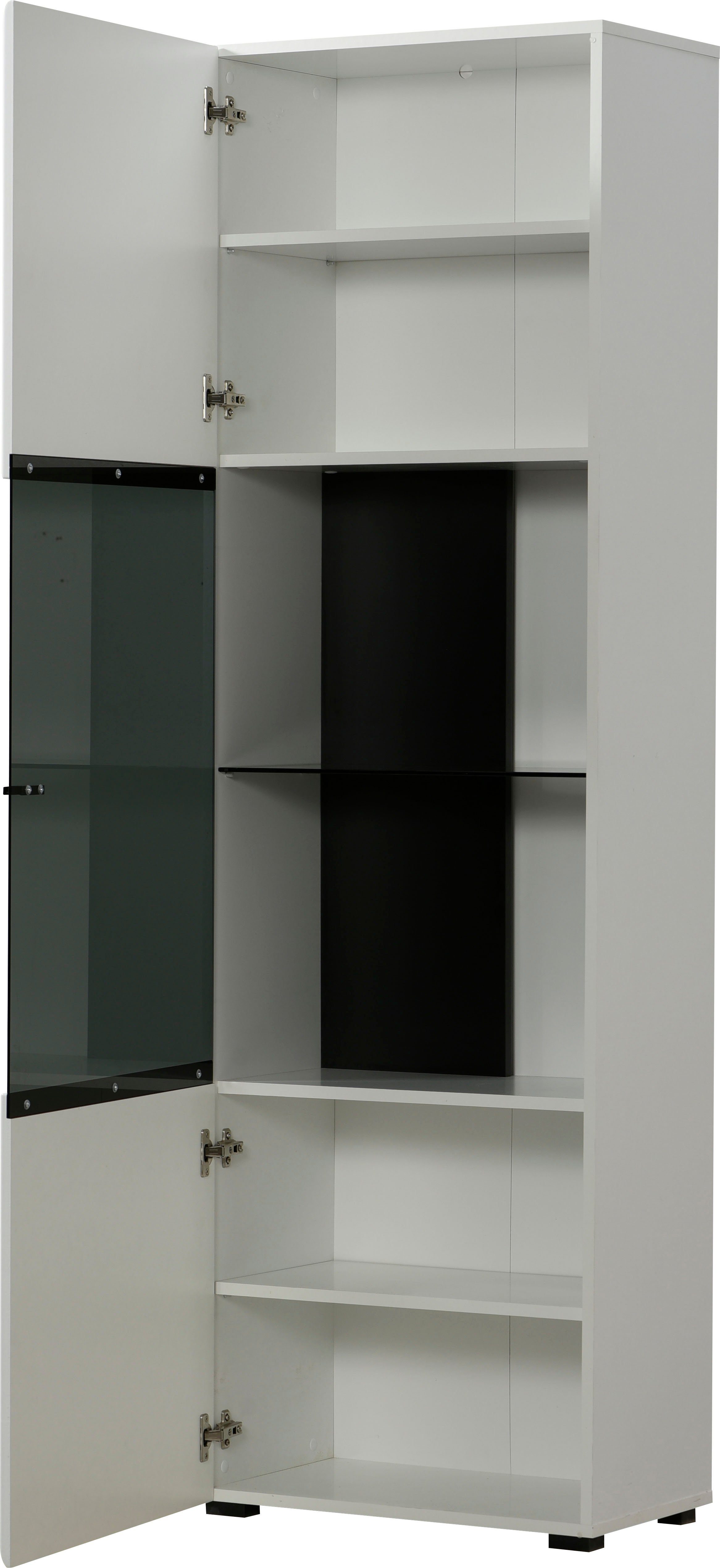 INOSIGN Wandmeubel Trentino Inclusief vitrinekast, lowboard, highboard en wandplank (set, 4-delig)