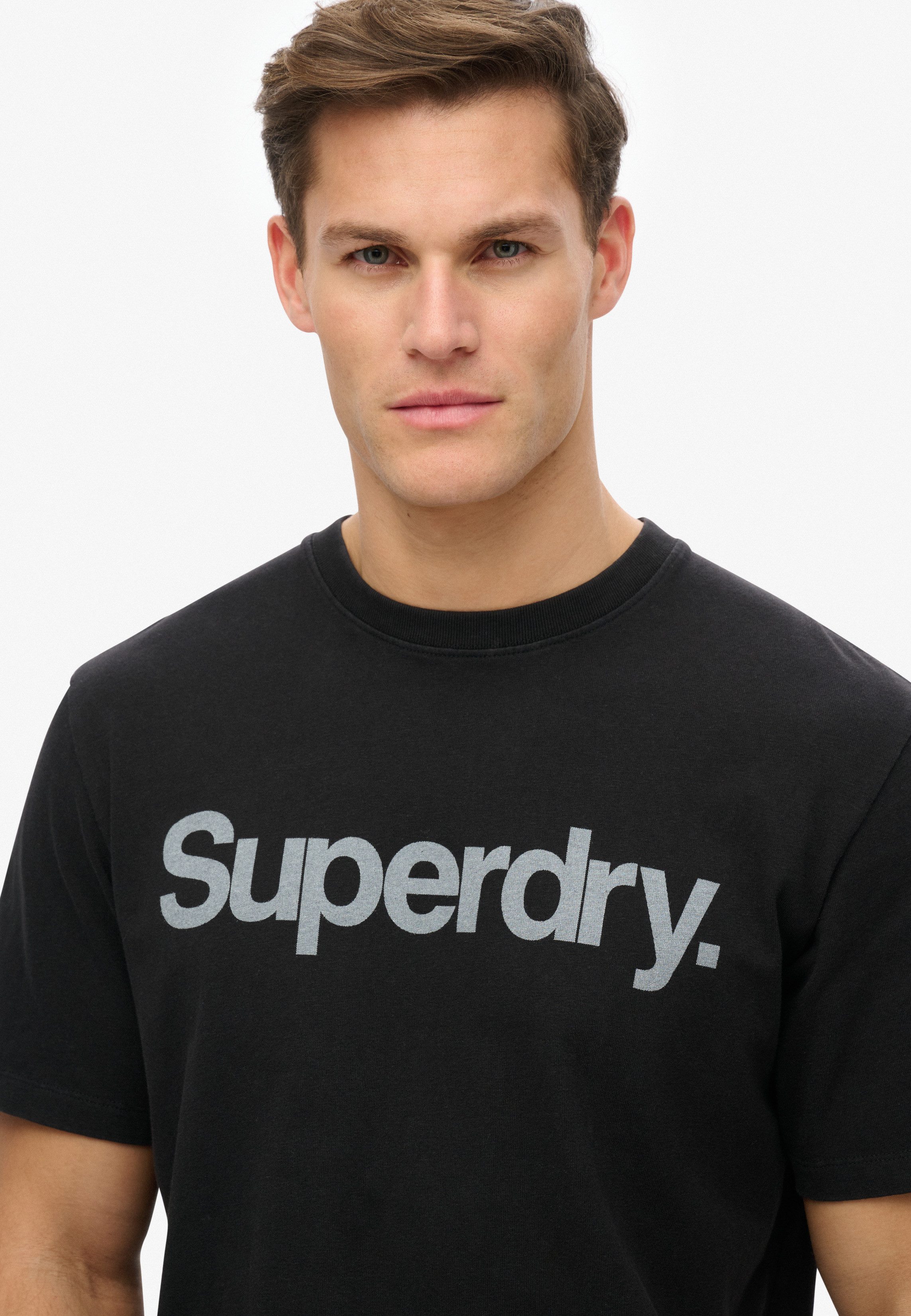 Superdry Shirt met ronde hals CORE LOGO CITY T SHIRT