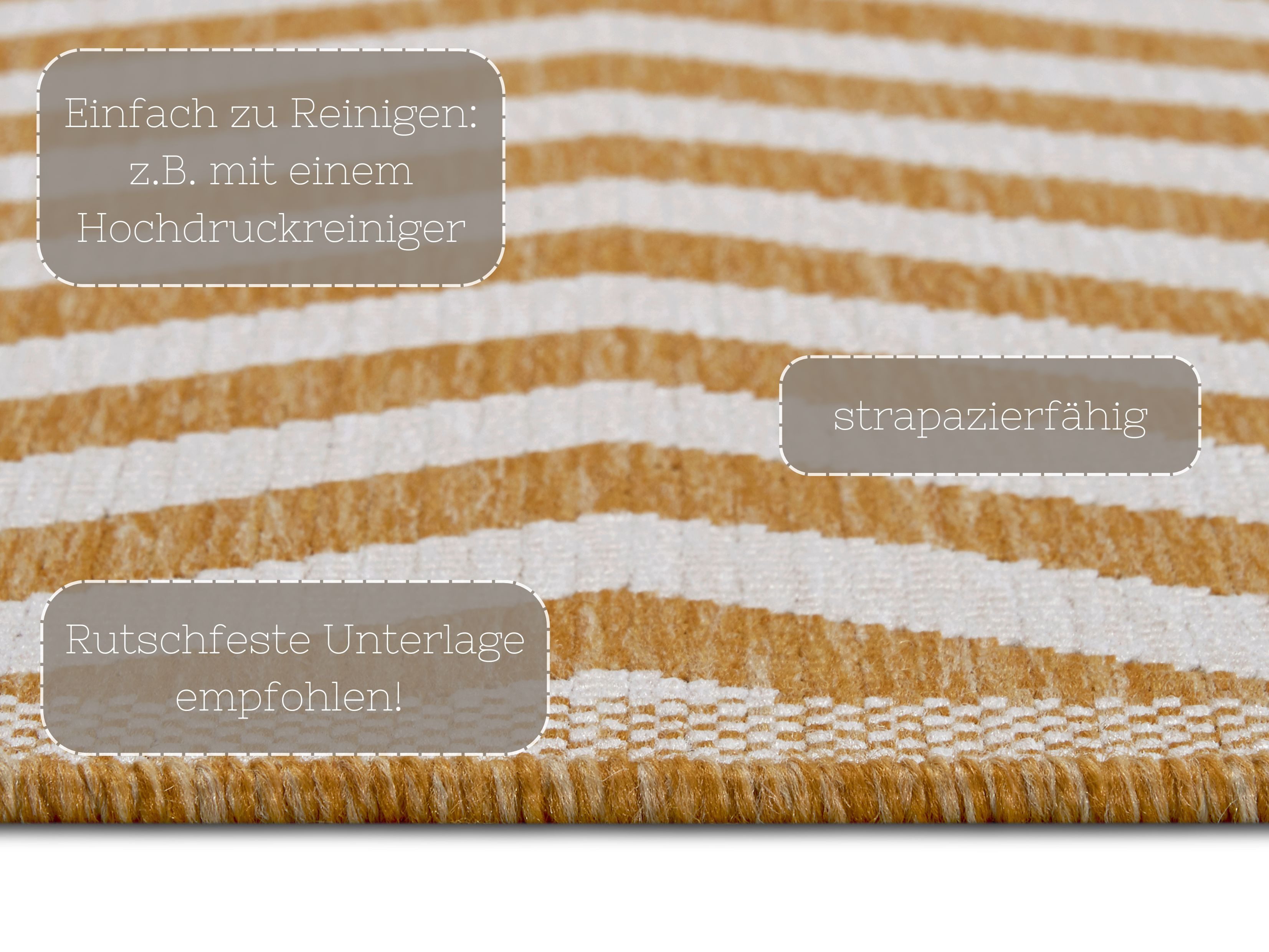NORTHRUGS Vloerkleed Palma tweezijdig te gebruiken kleed Binnen- en buitengebruik, weerbestendig, balkon, loper, woonkamer, waterbestendig