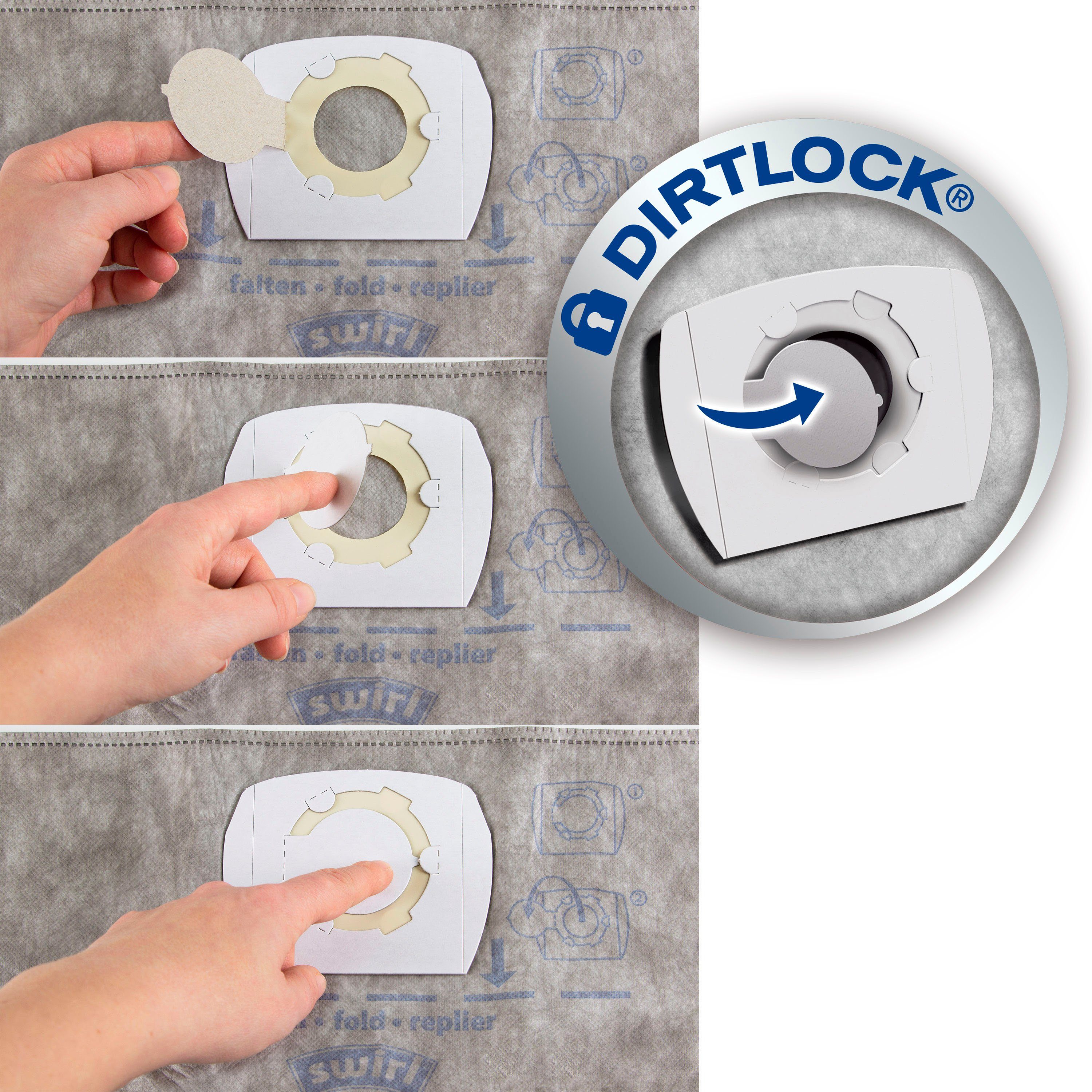 Swirl Stofzuigerzak KÄ 2® Stofzak voor Kärcher & Nilfisk nat- en droogzuiger (set, 3 stuks)