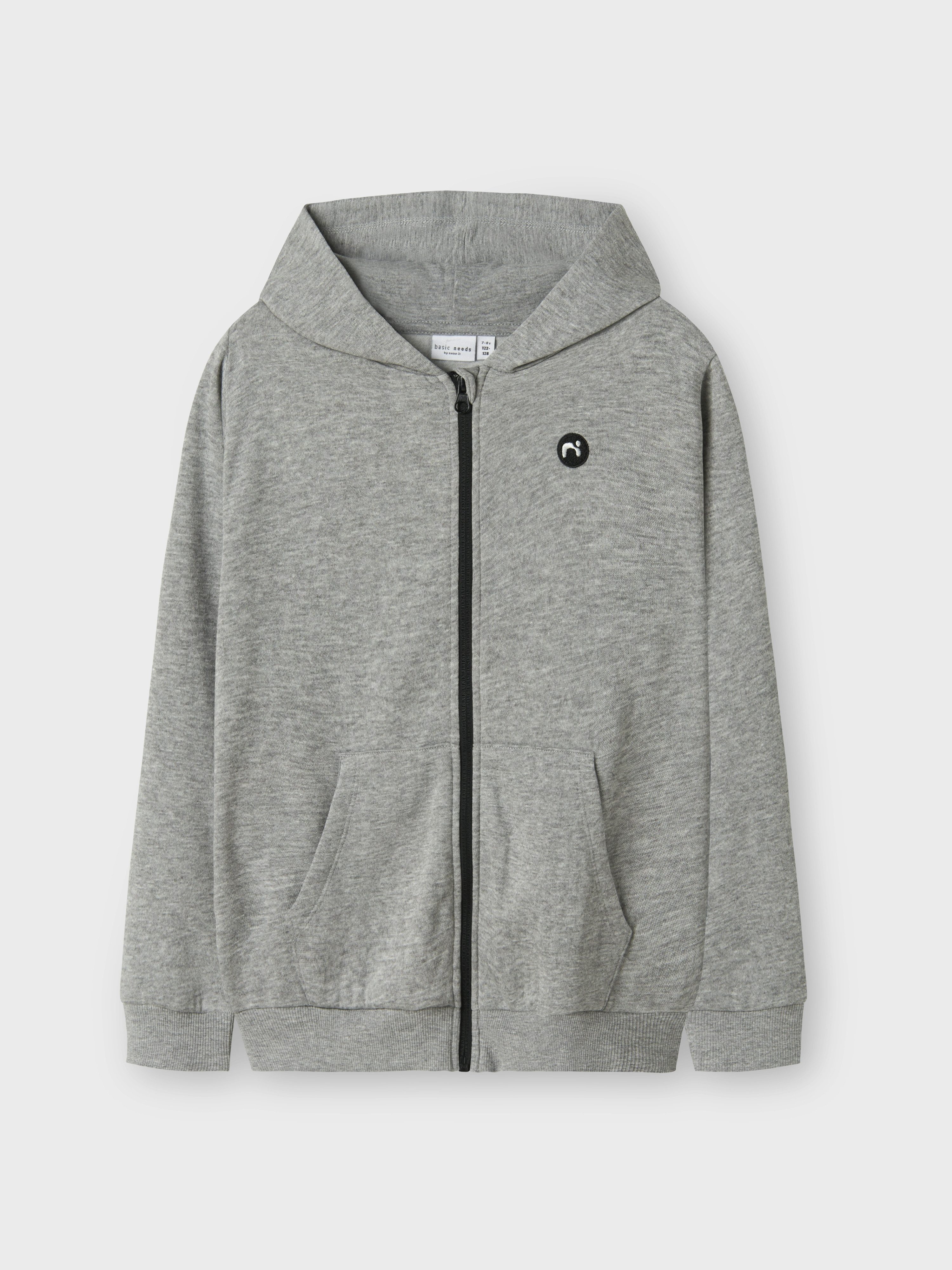 Name It Capuchonsweatvest NKMVIMO LS SWEAT CARD BRU NOOS