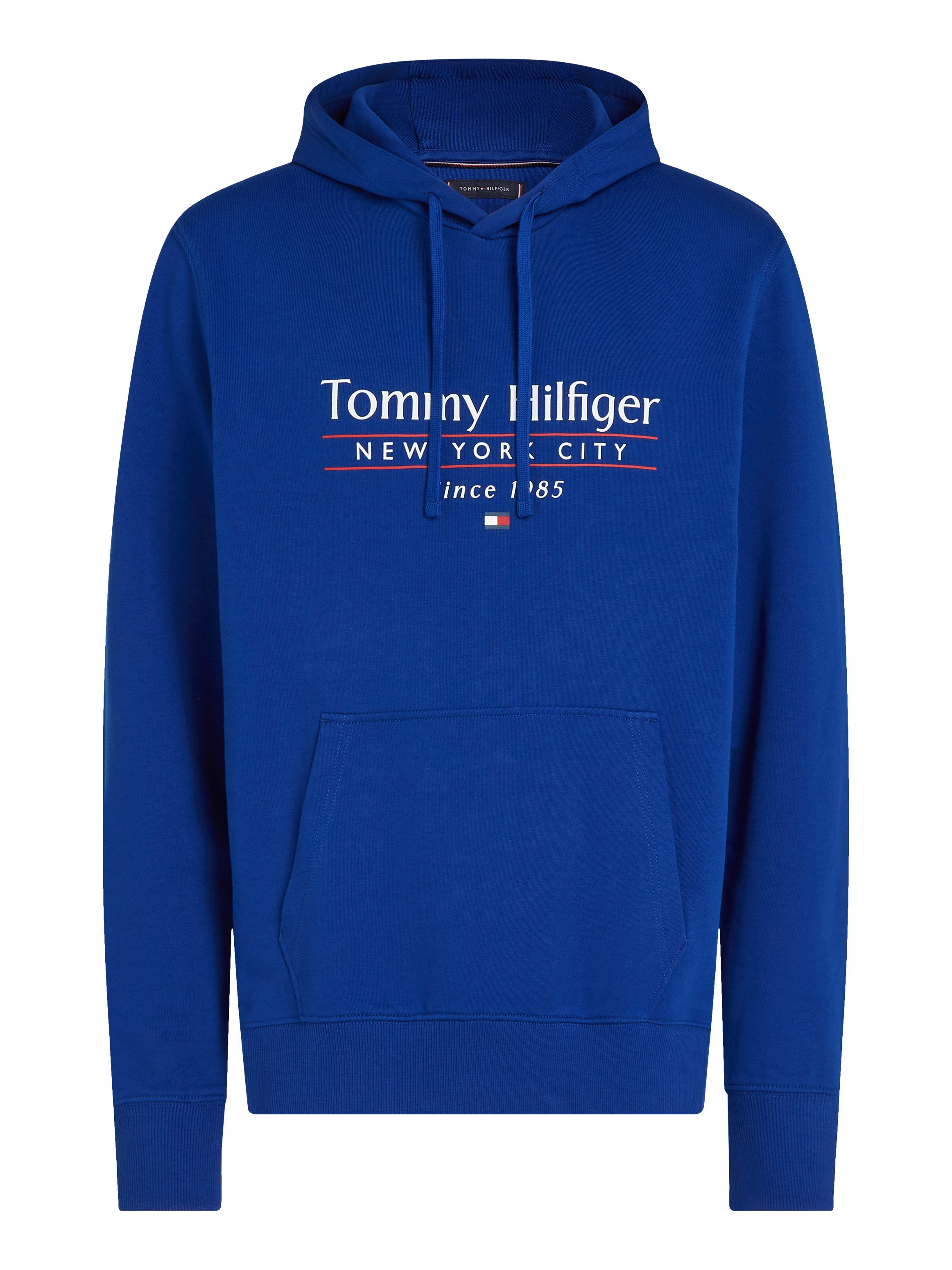 Tommy Hilfiger Hoodie HILFIGER CENTER STACK HOODY met grote meerkleurige print