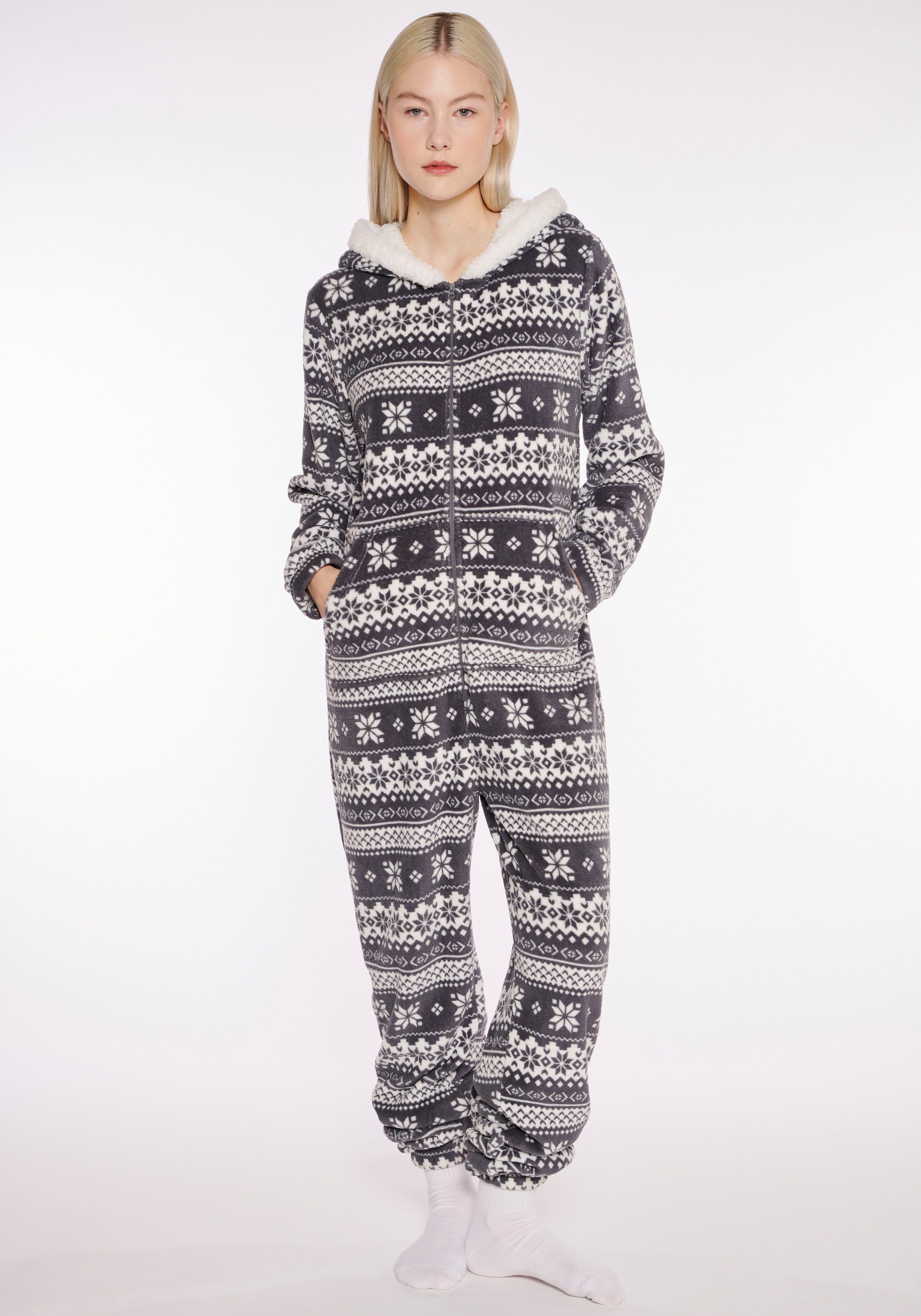 HaILYS Jumpsuit LG P RP Me44lly in noorse stijl voor kerstmis