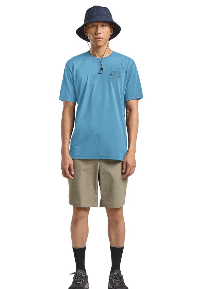 Jack Wolfskin T-shirt VONNAN GRAPHIC T M