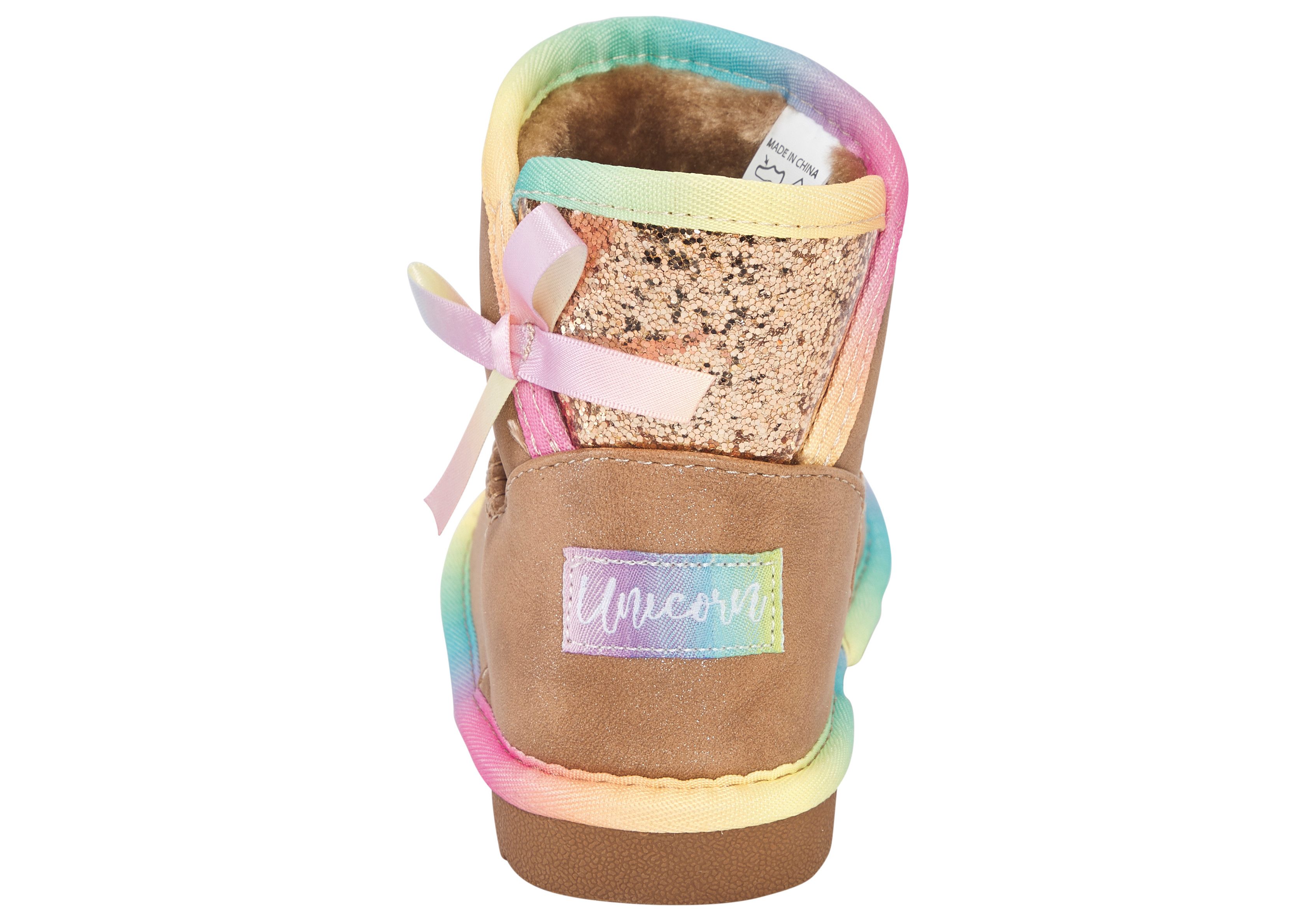 Disney Boots zonder sluiting Unicorn Winterschoenen, Winterlaarzen, Snowboots, Instaplaarzen, gevoerd
