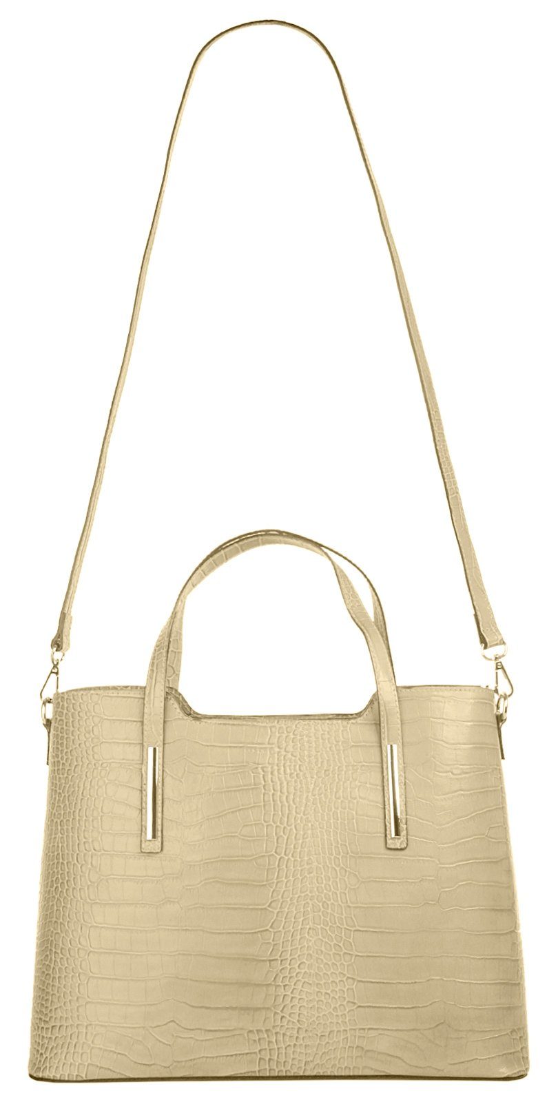 Cluty Tas echt leer, made in italy