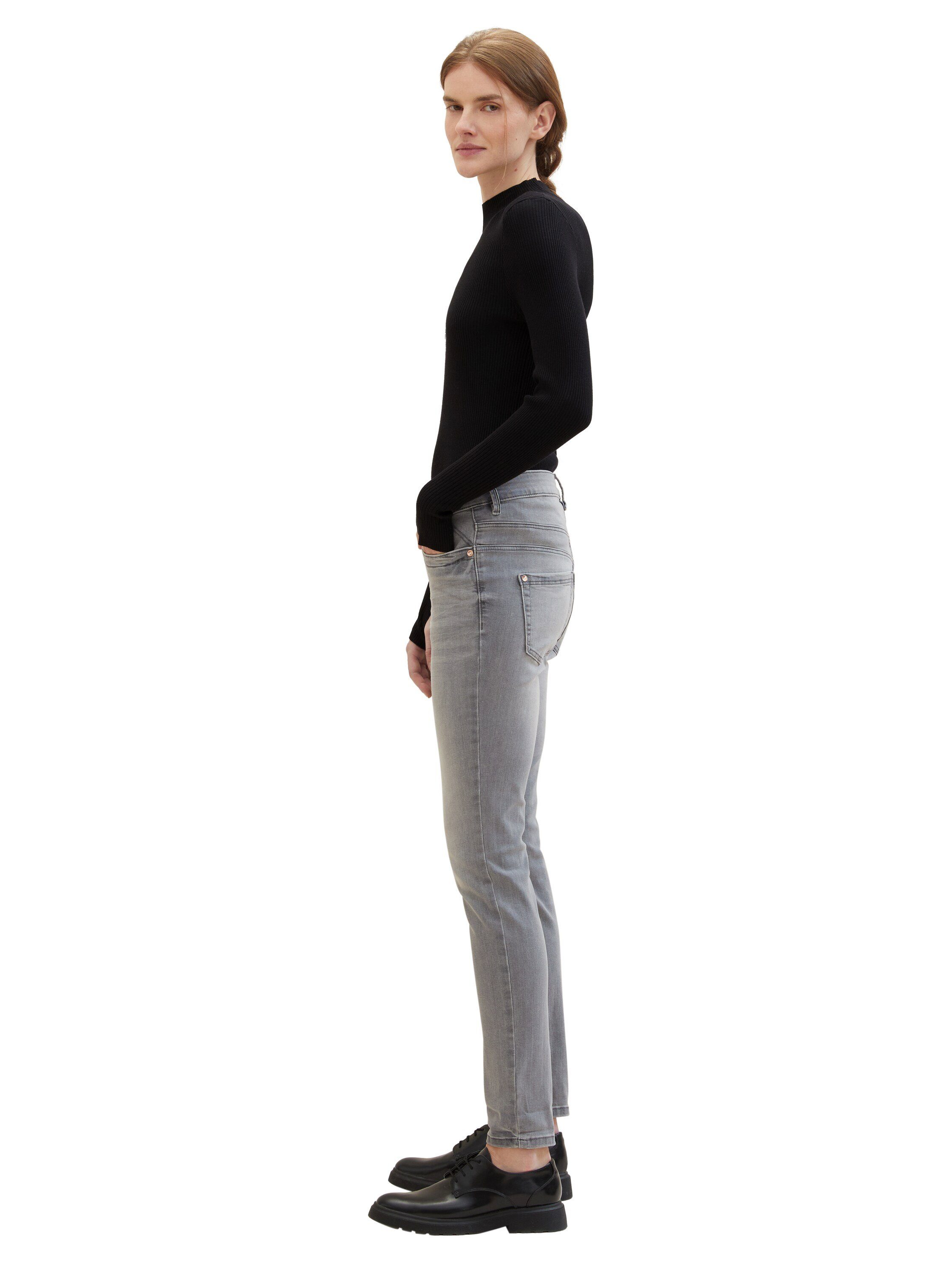 Tom Tailor Tapered jeans met knoopsluiting